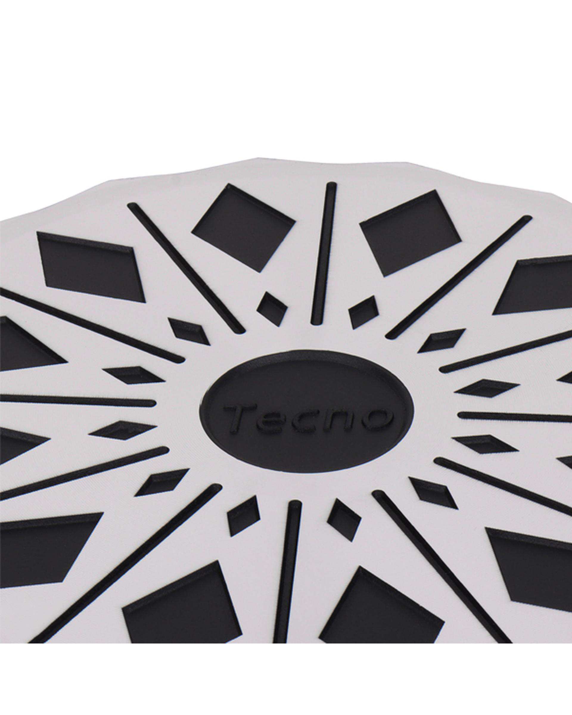 تابه دو دسته مشکی تکنو Tecno مدل دایموند سایز 28