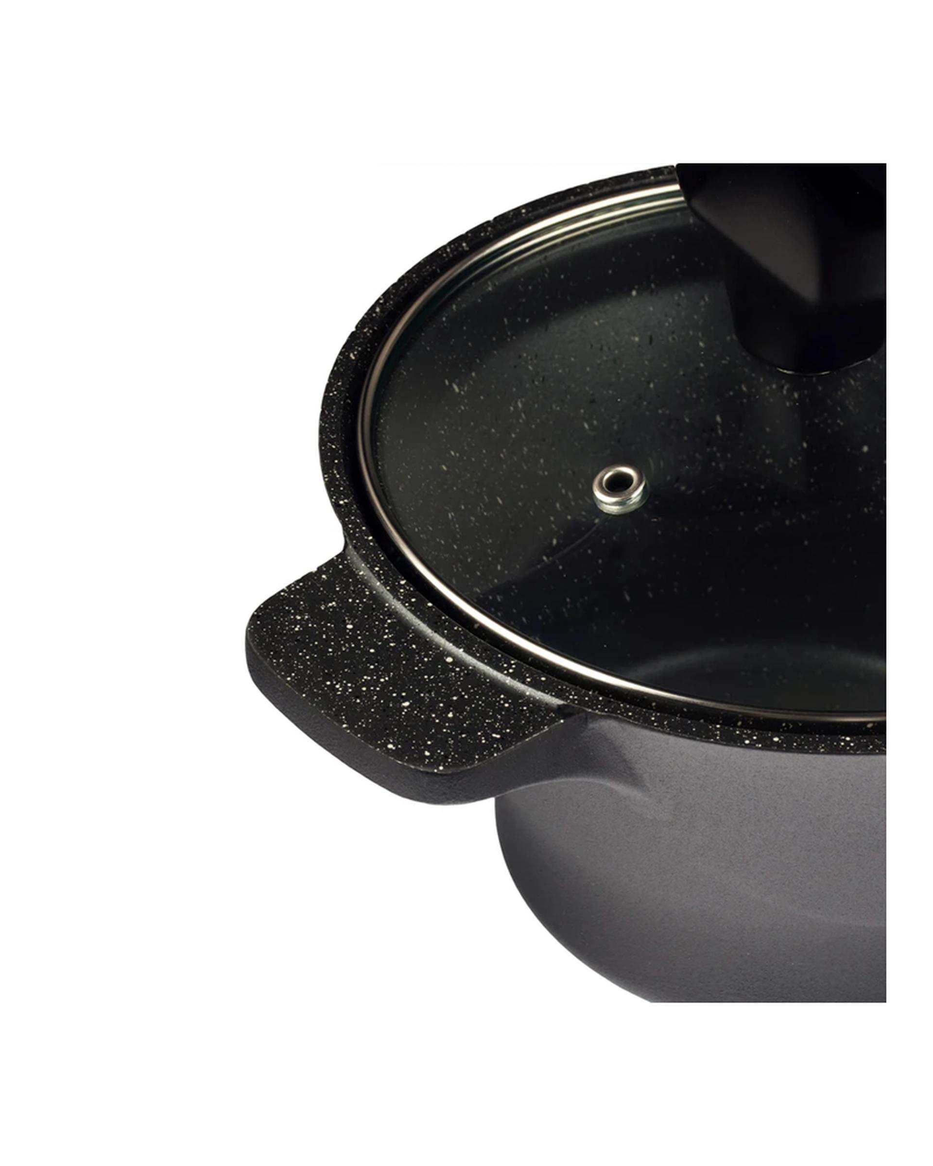 قابلمه مشکی تکنو Tecno مدل آناهیتا سایز 16