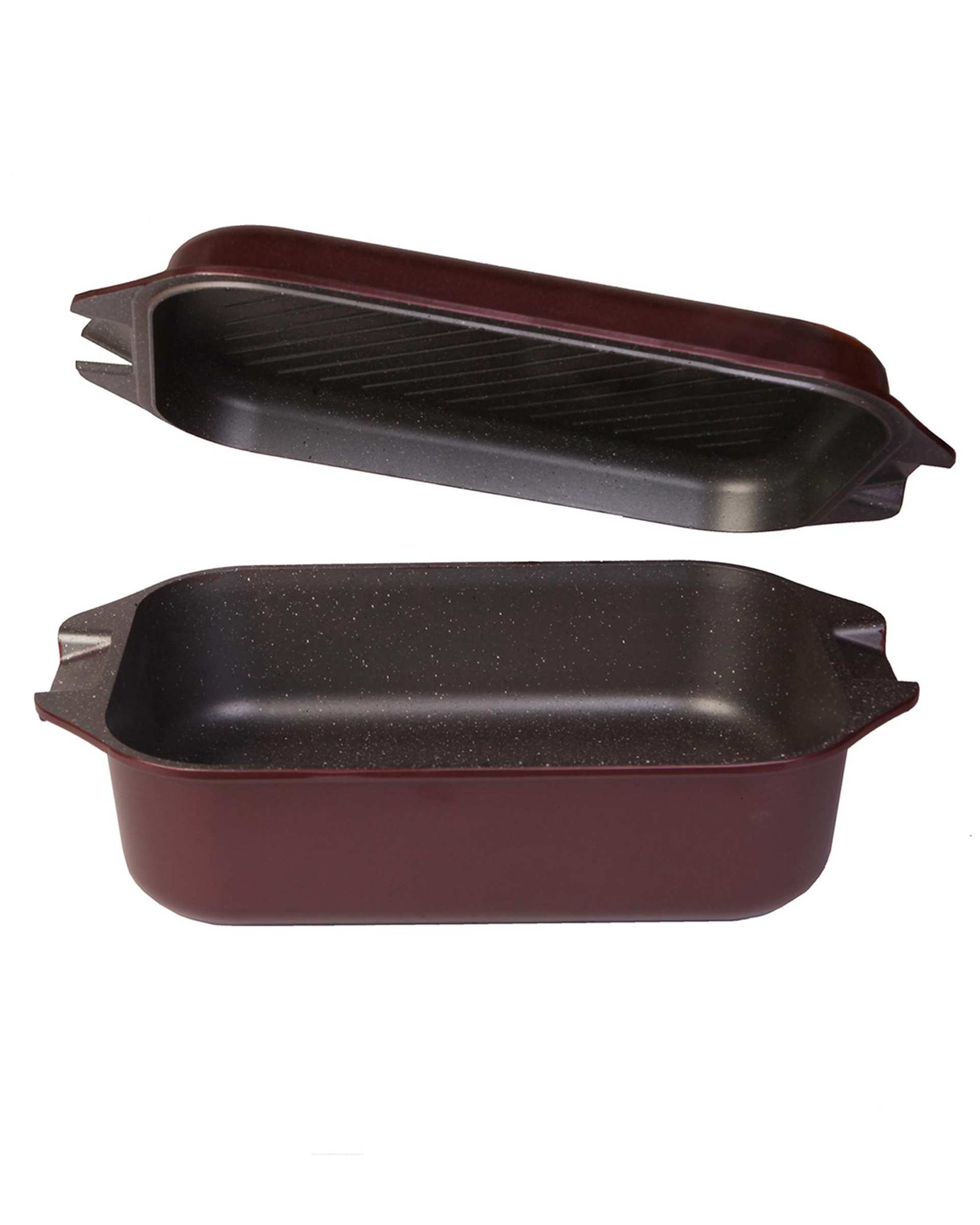 تابه و رستر زرشکی تکنو Tecno مدل آناهیتا سایز 35