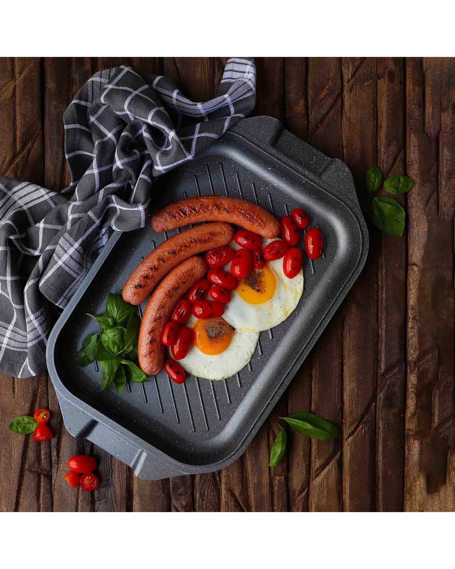 تابه و رستر آناهیتا مشکی تکنو Tecno سایز 35