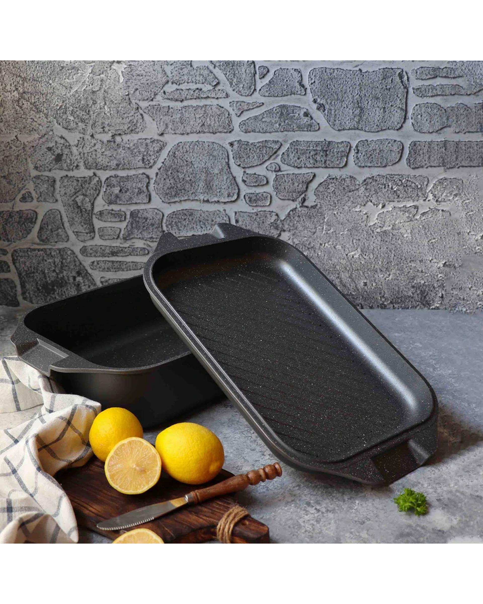 تابه و رستر آناهیتا مشکی تکنو Tecno سایز 35