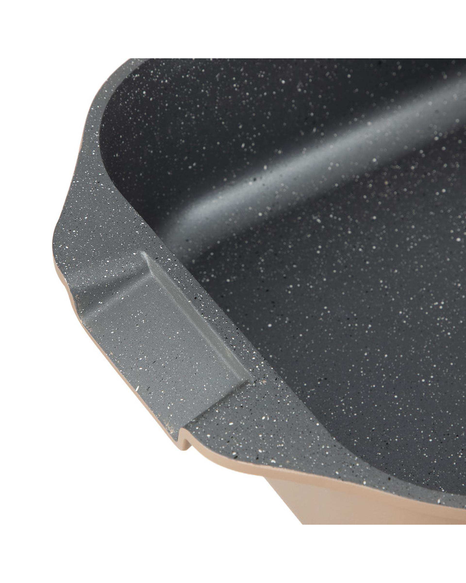 تابه و رستر بژ تکنو Tecno مدل آناهیتا سایز 35