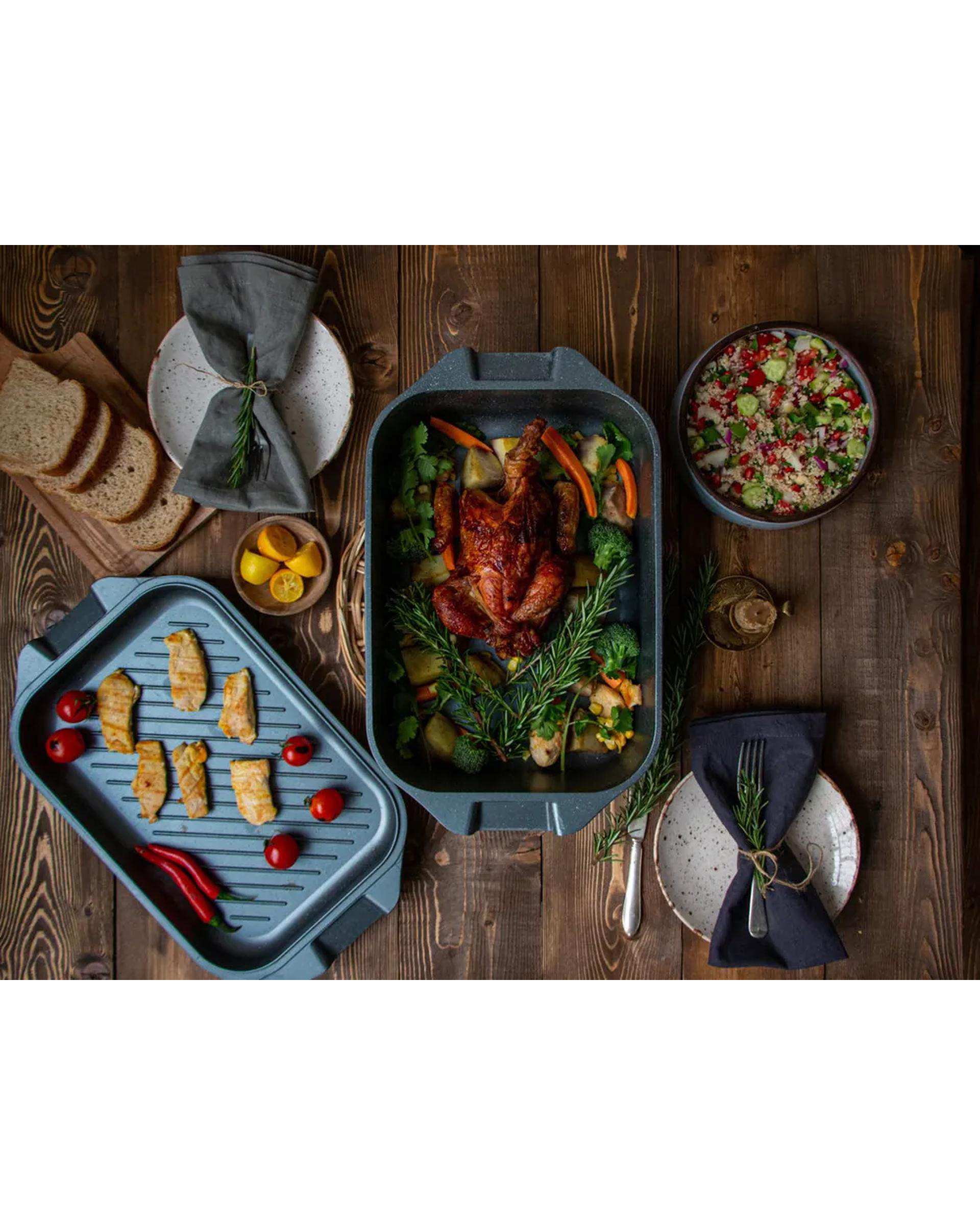 تابه و رستر تکنو Tecno مدل آناهیتا سایز 35