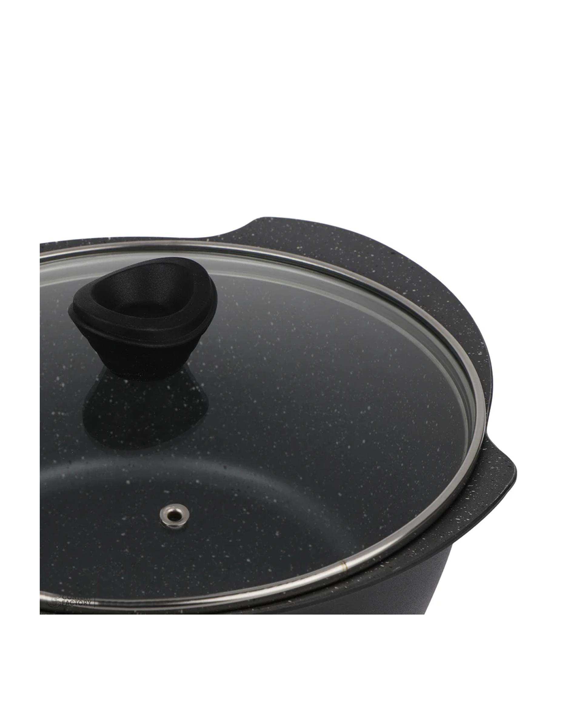 قابلمه مشکی تکنو Tecno مدل پروانه سایز 20