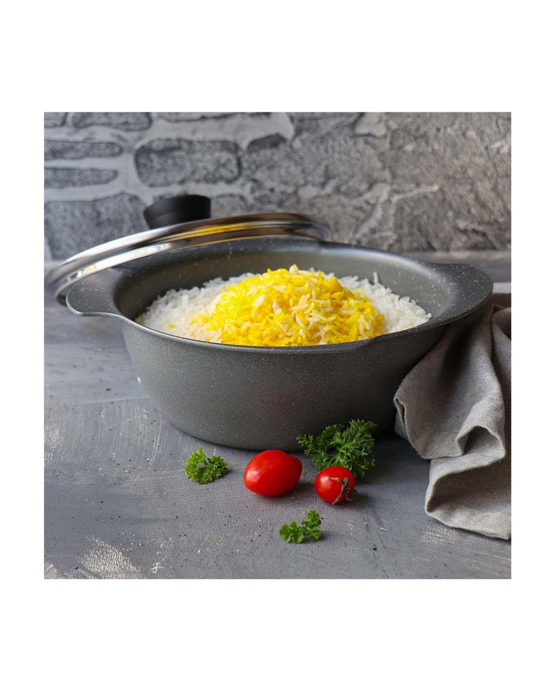 قابلمه نقره ای تکنو Tecno مدل پروانه سایز 32