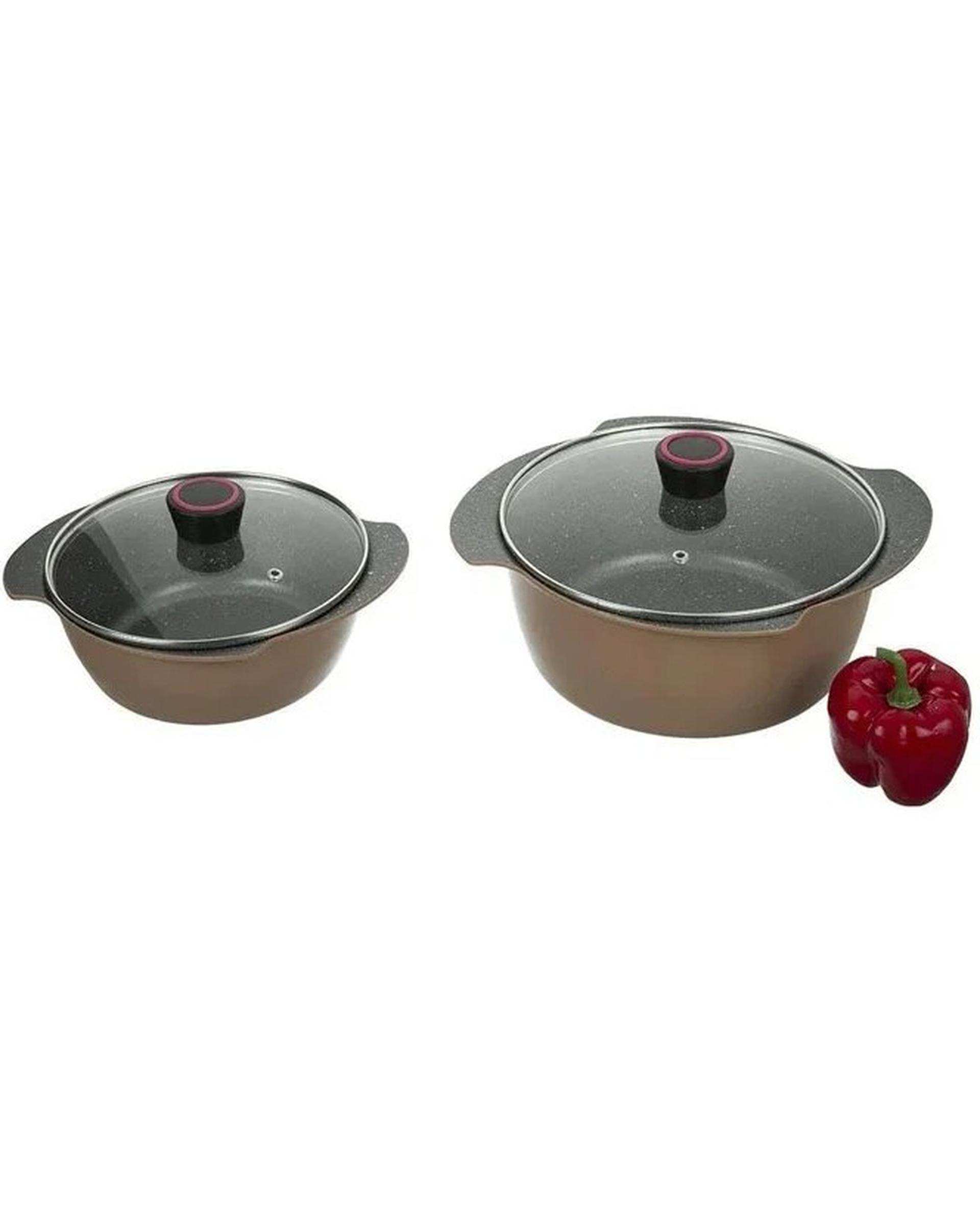 سرویس قابلمه 4 پارچه کودک بژ تکنو Tecno مدل پروانه