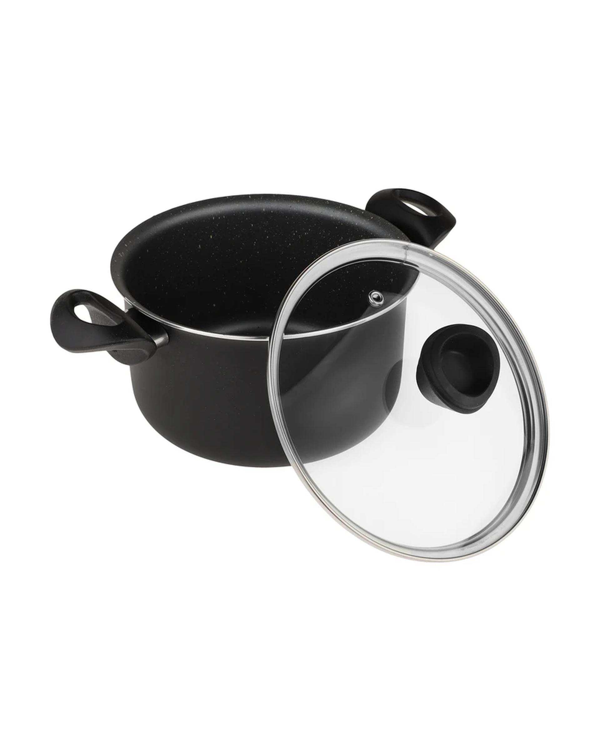 قابلمه مشکی تکنو Tecno مدل آنتیک سایز 32