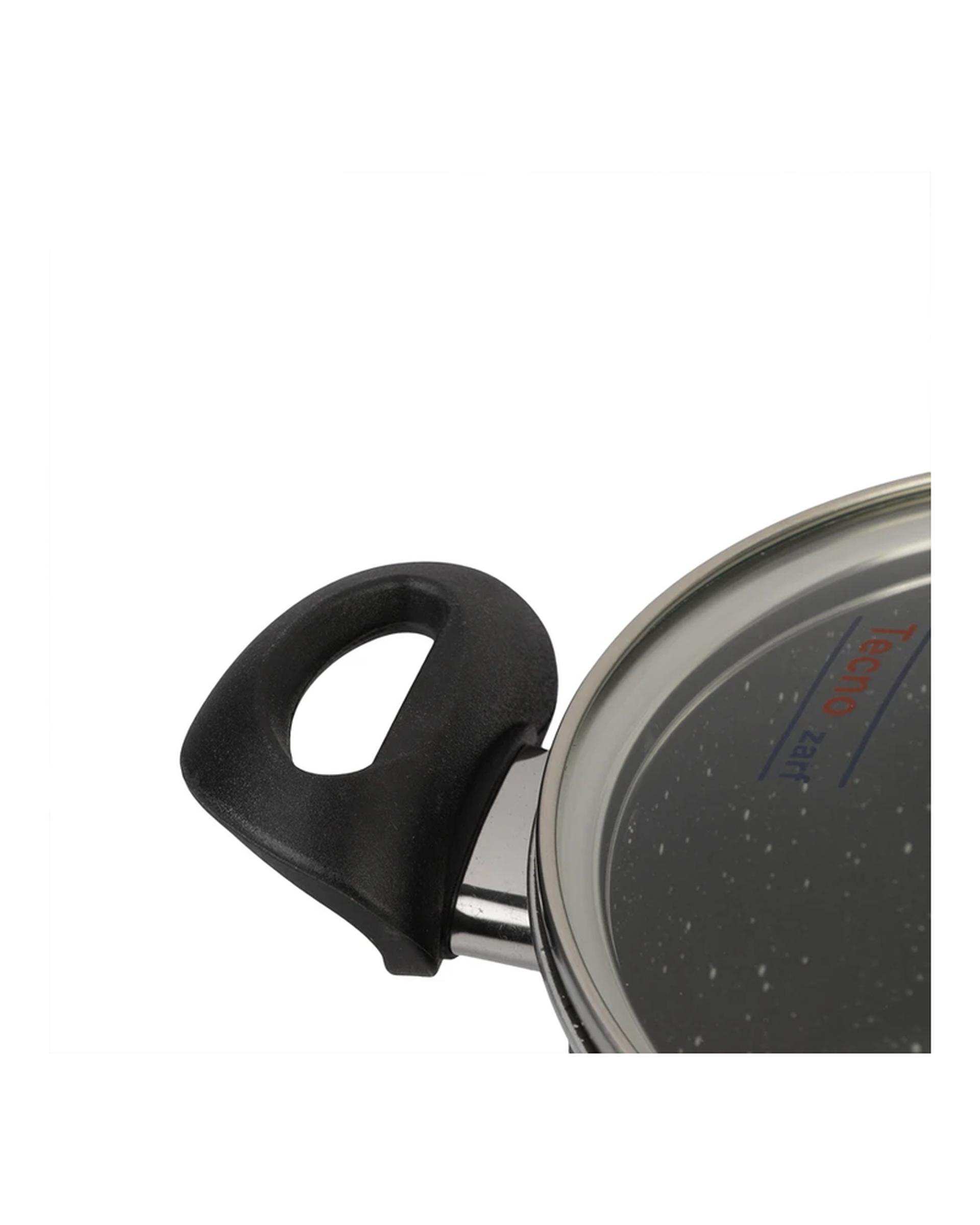 قابلمه مشکی تکنو Tecno مدل آنتیک سایز 32