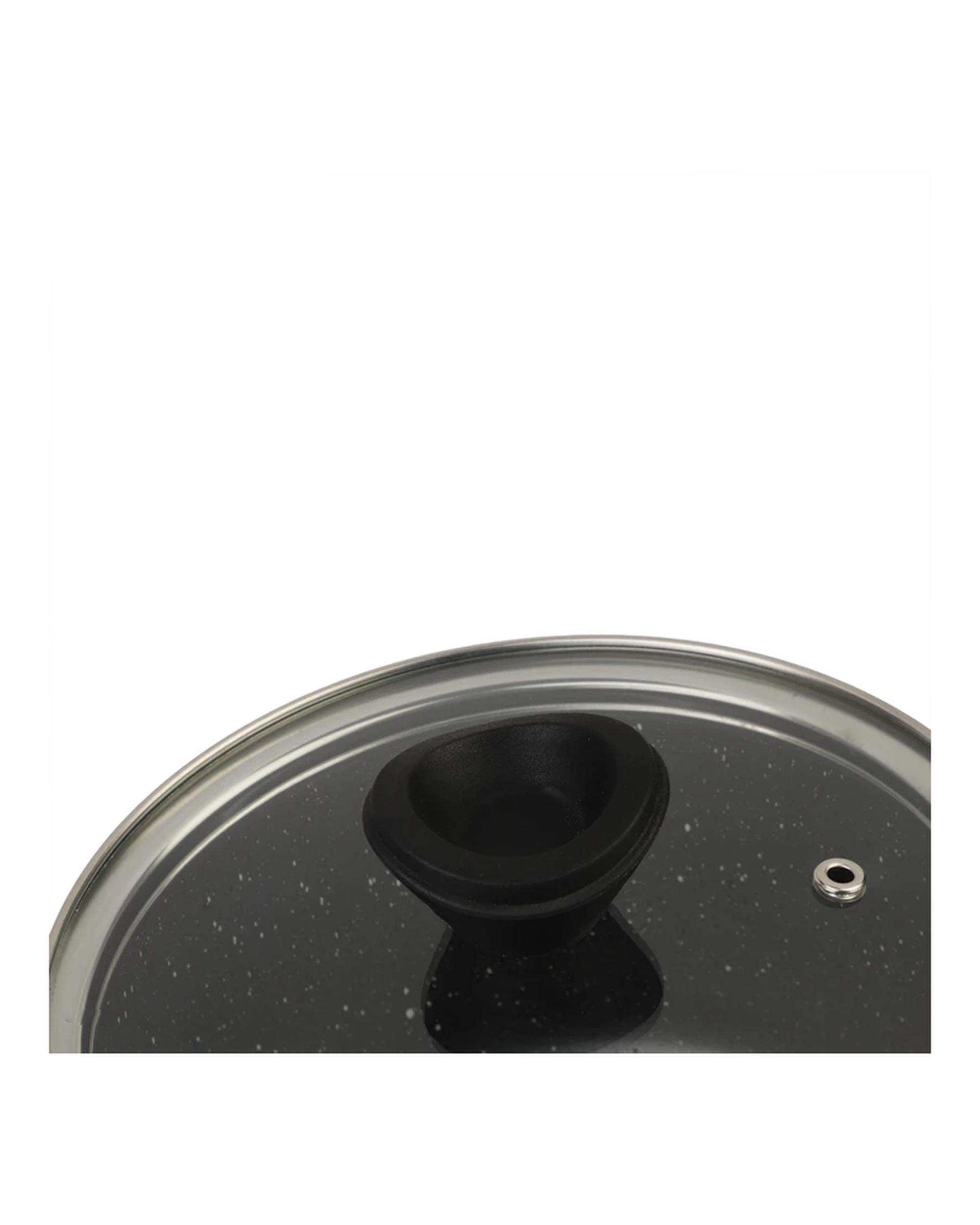 قابلمه مشکی تکنو Tecno مدل آنتیک سایز 32