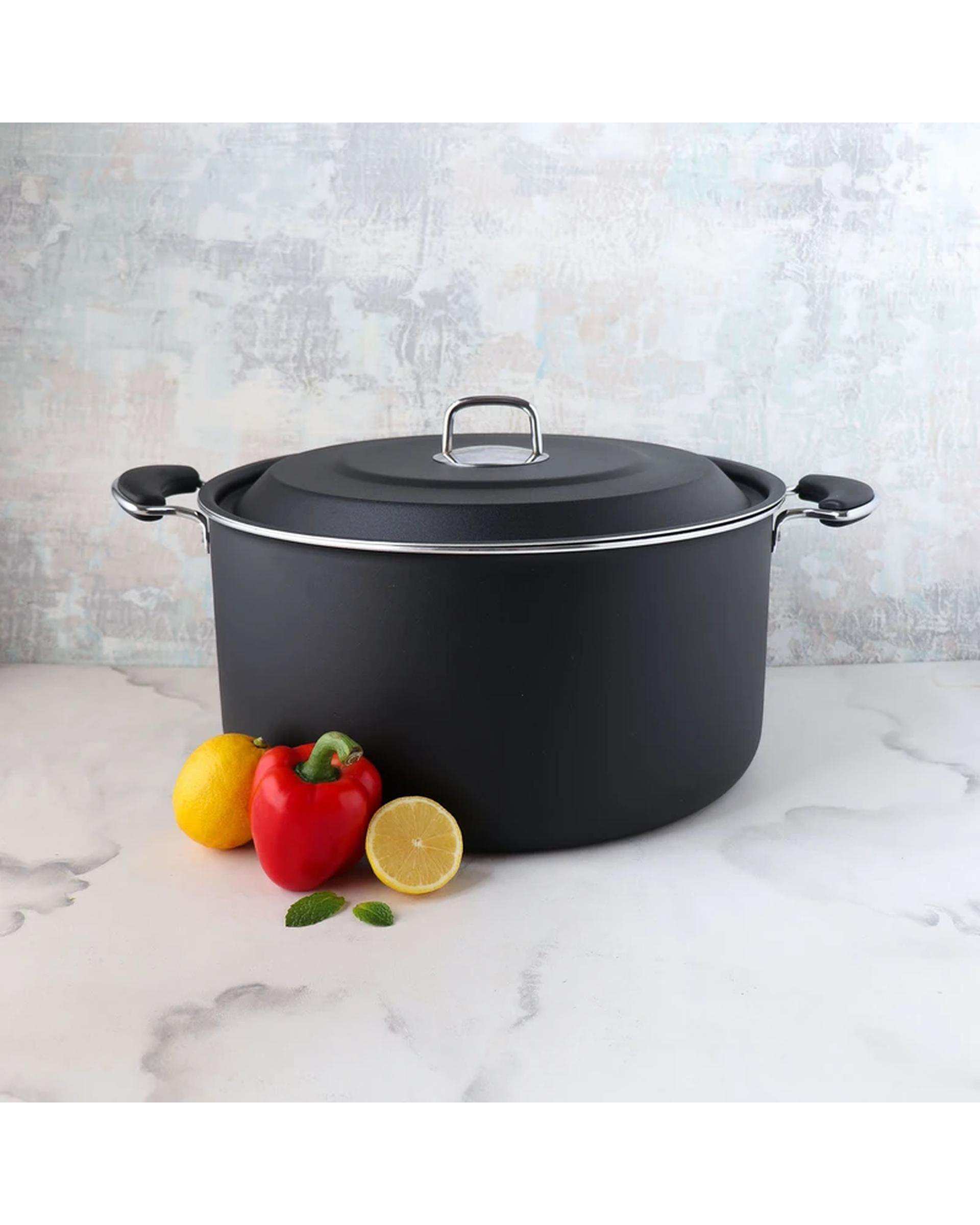 قابلمه مشکی تکنو Tecno مدل آنتیک سایز 36