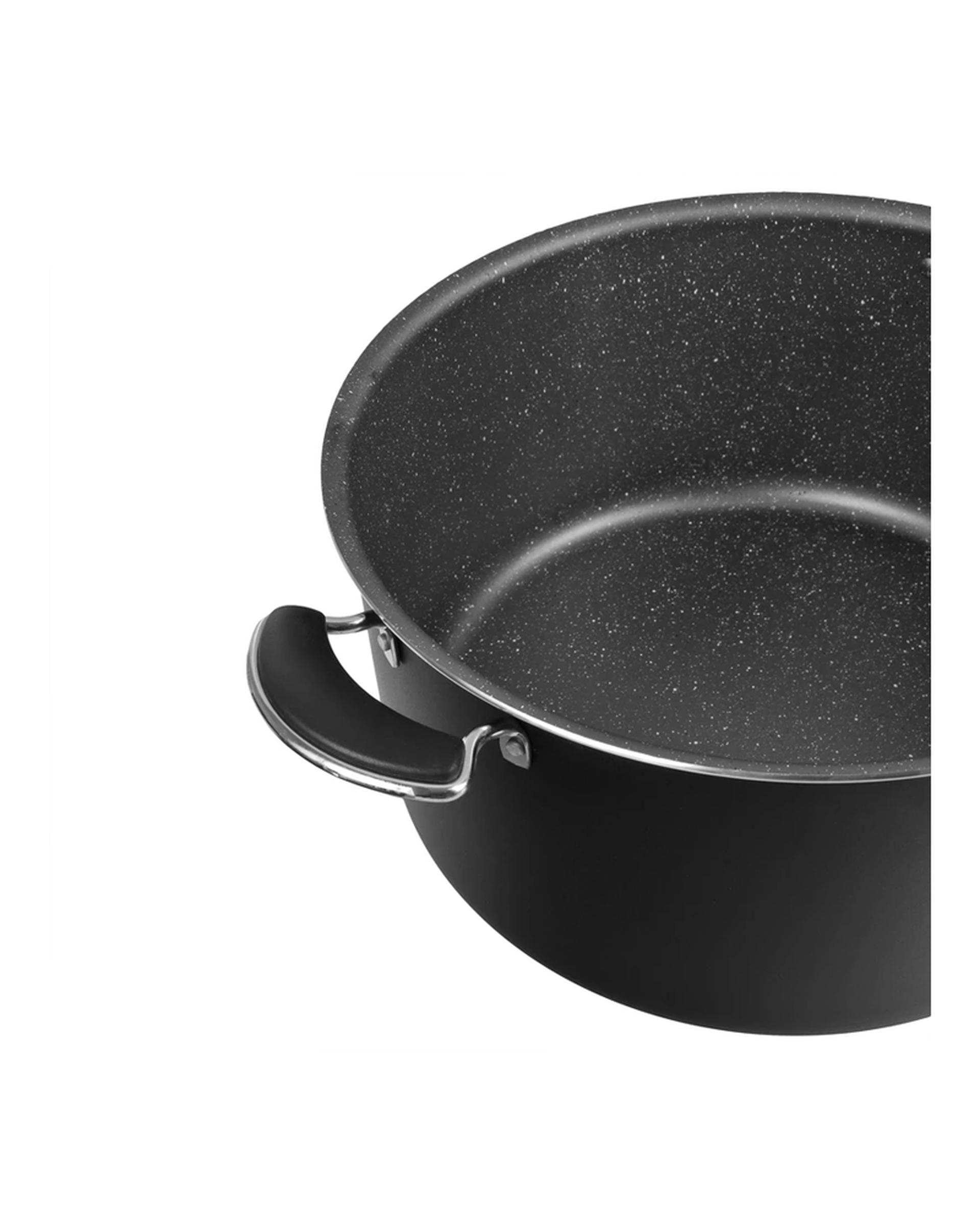 قابلمه مشکی تکنو Tecno مدل آنتیک سایز 50