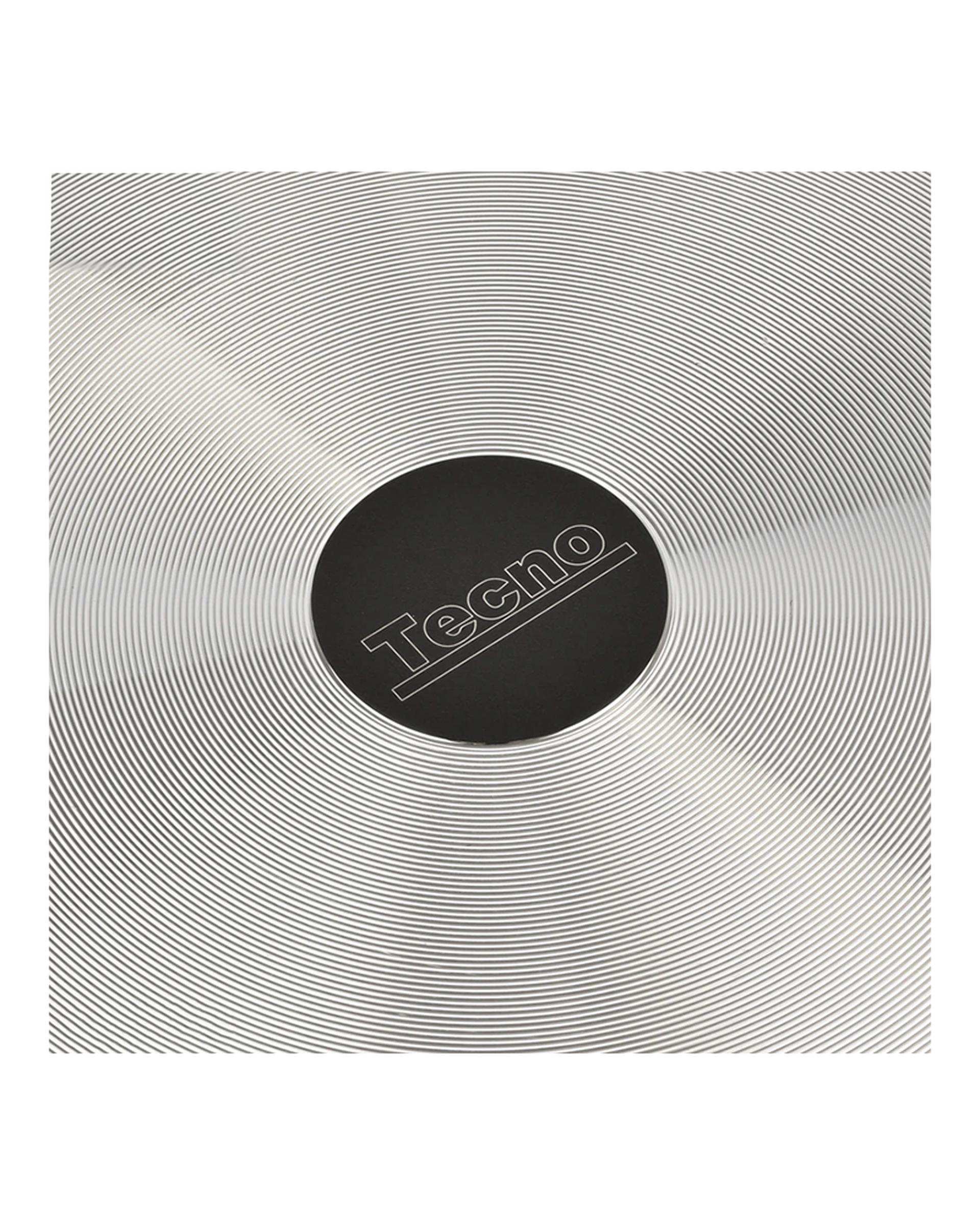 تابه دو دسته مشکی بدون درب تکنو Tecno مدل آنتیک سایز 24