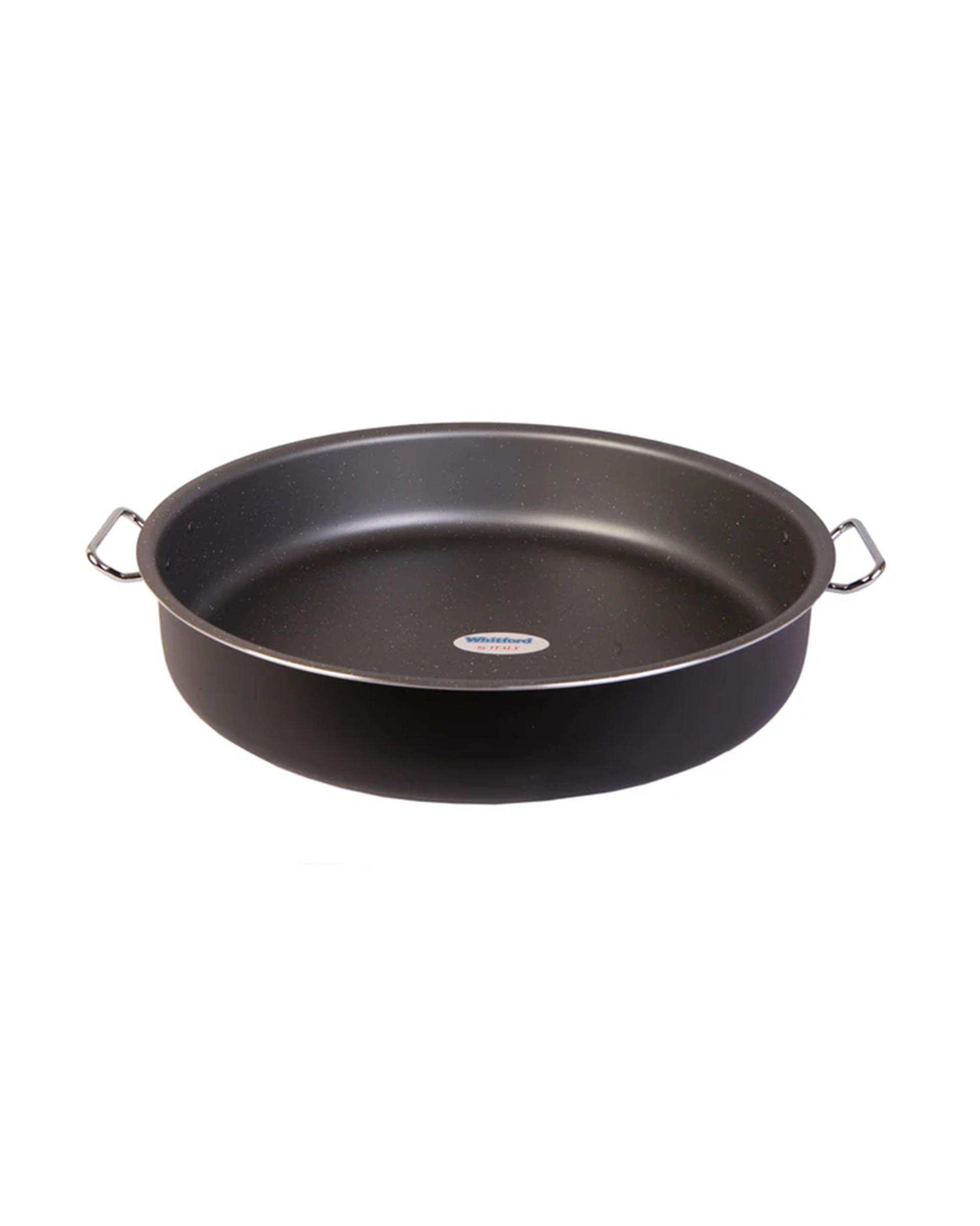 تابه دو دسته مشکی تکنو Tecno مدل آنتیک سایز 45