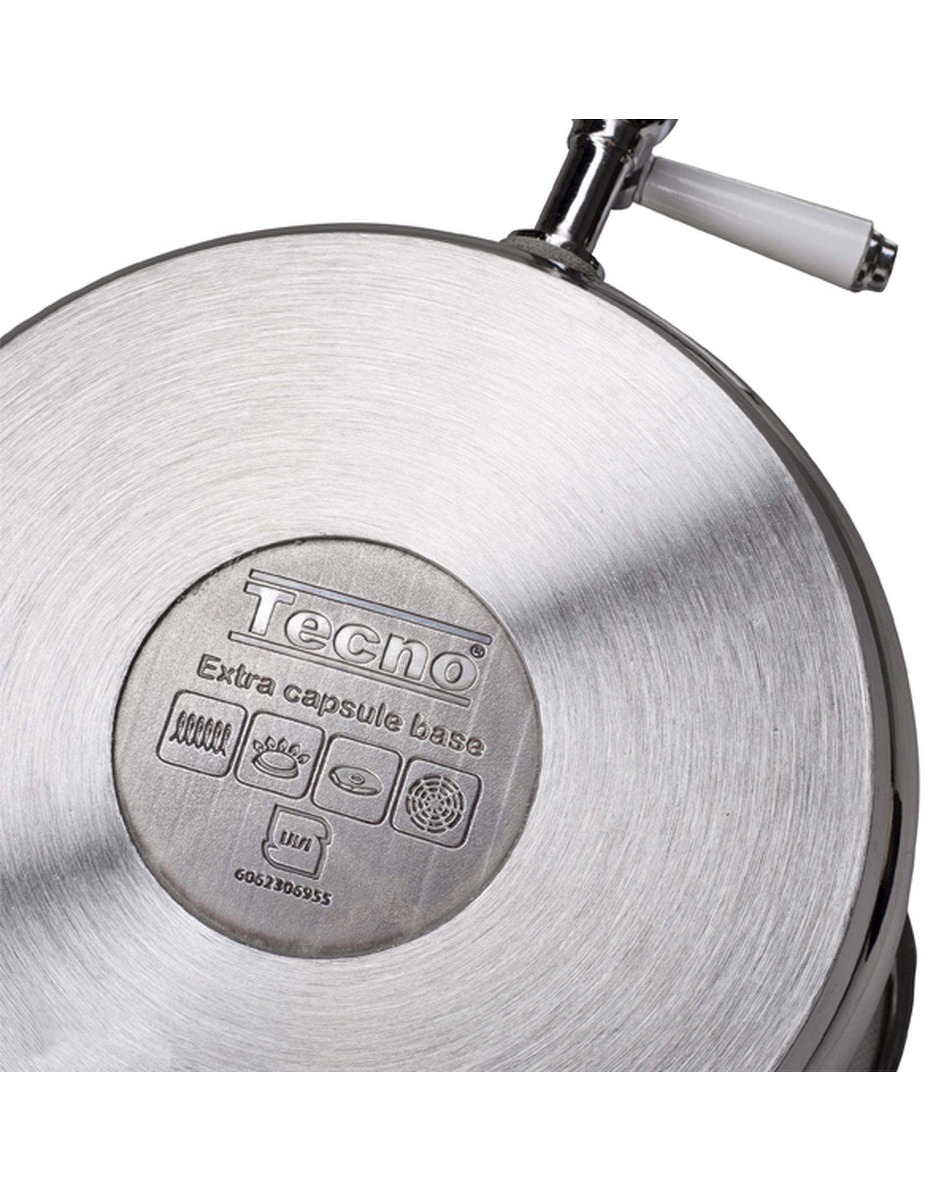 ست کتری و قوری استیل تکنو Tecno ظرفیت 5 لیتر