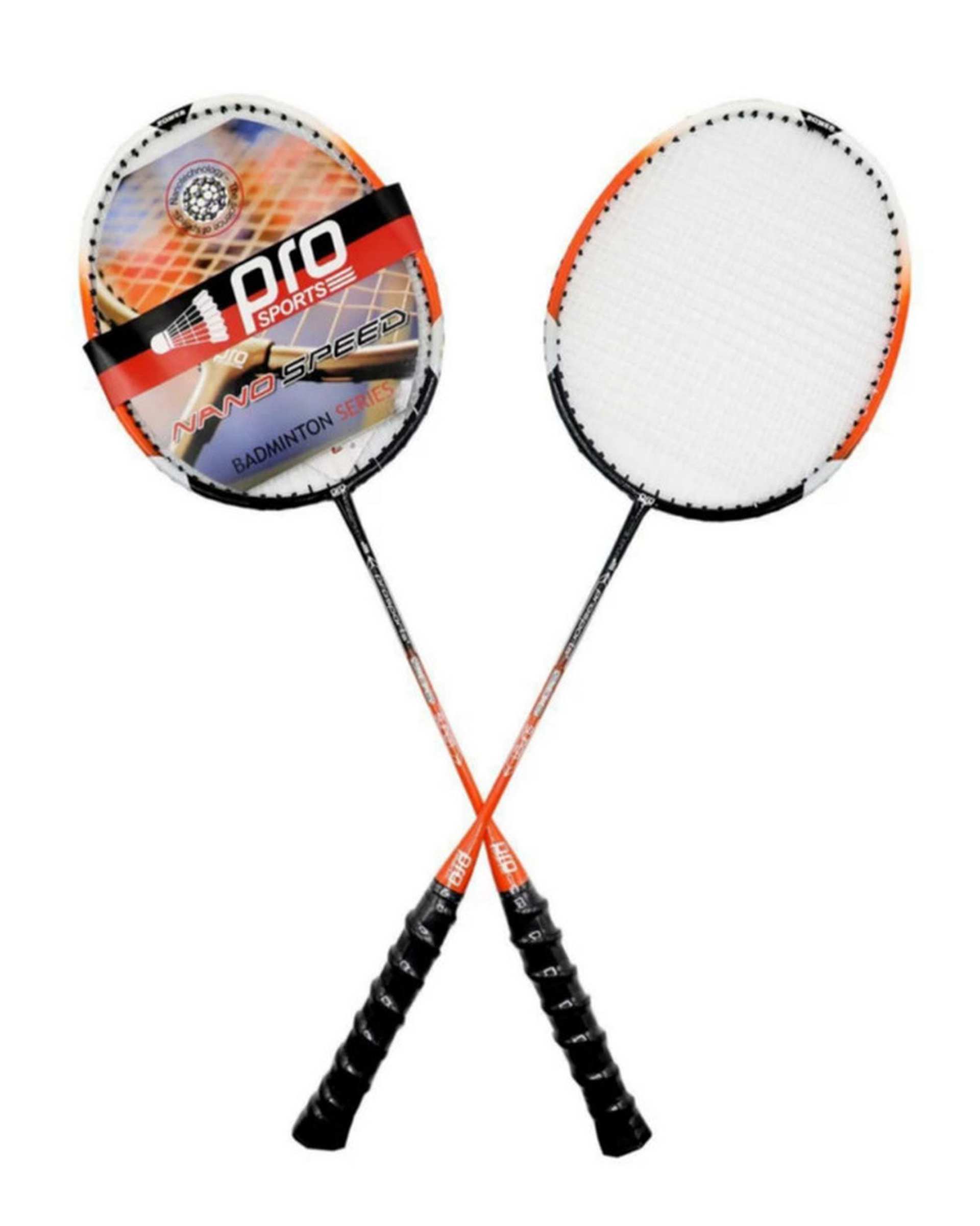 راکت بدمینتون قرمز مدل DF_258 بسته 2 عددی