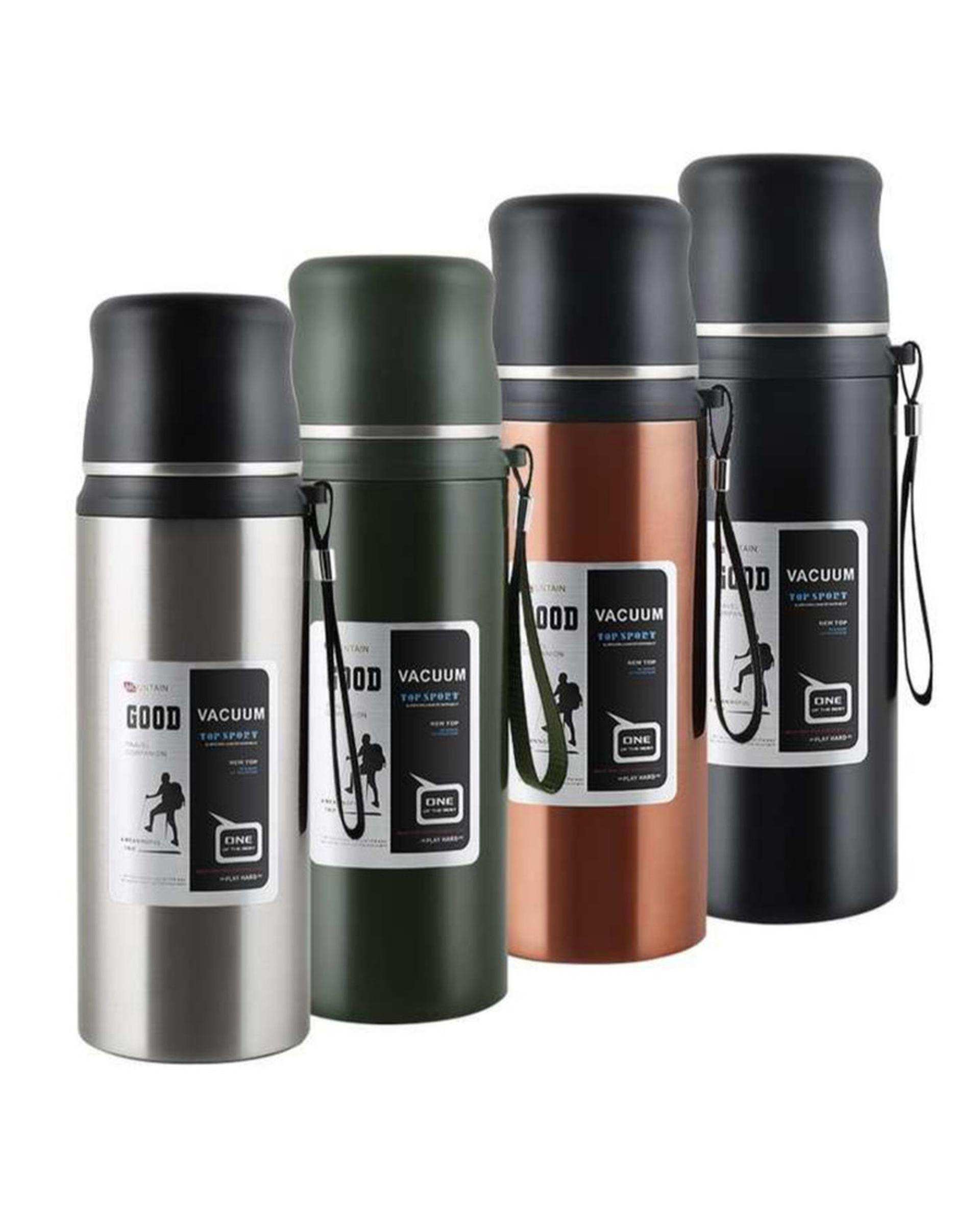 فلاسک کوهنوردی رزگلد مدل GOOD گنجایش 1 لیتر