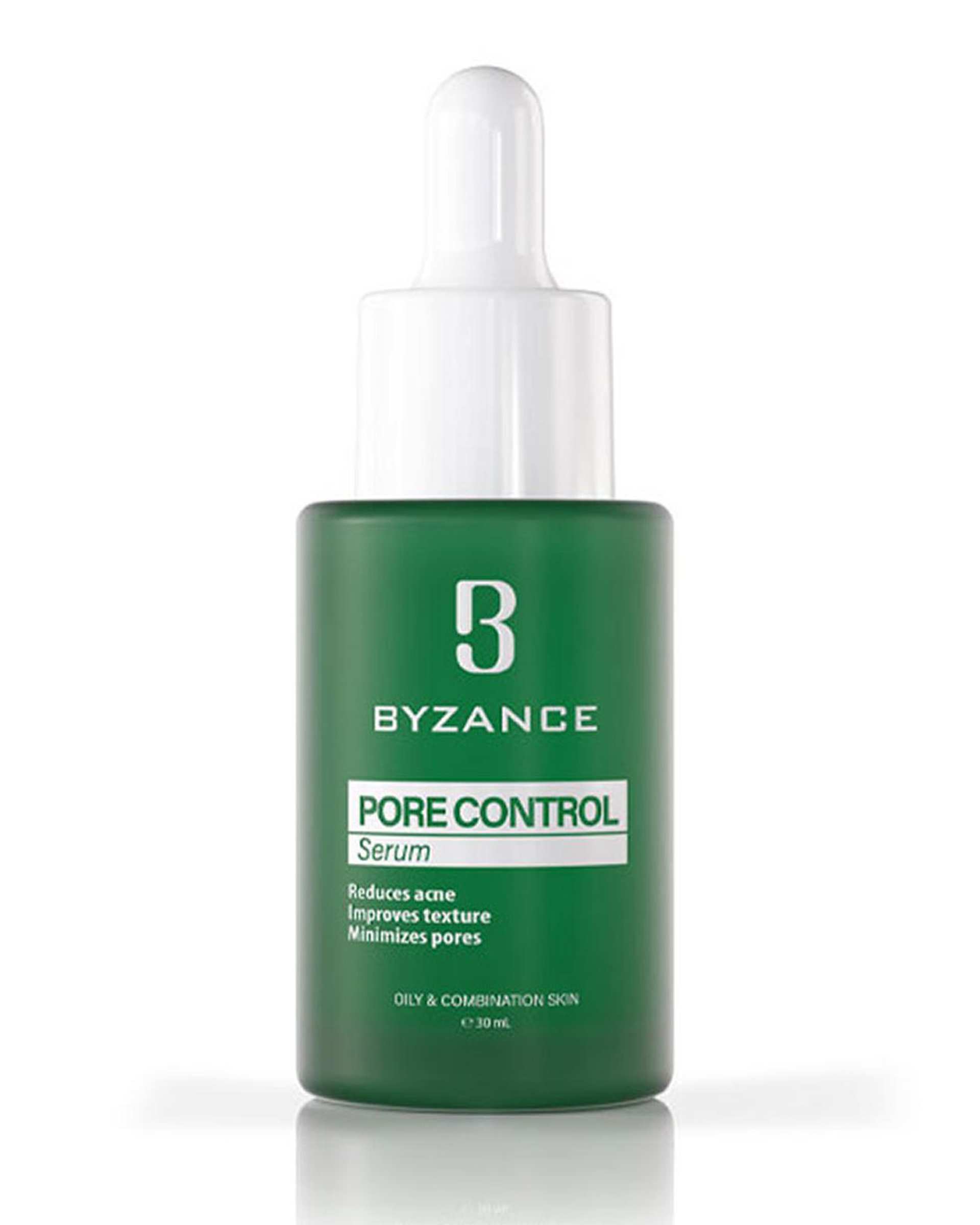 سرم کنترل کننده منافذ پوست بیزانس Byzance مناسب پوست های چرب و مختلط حجم 30ml