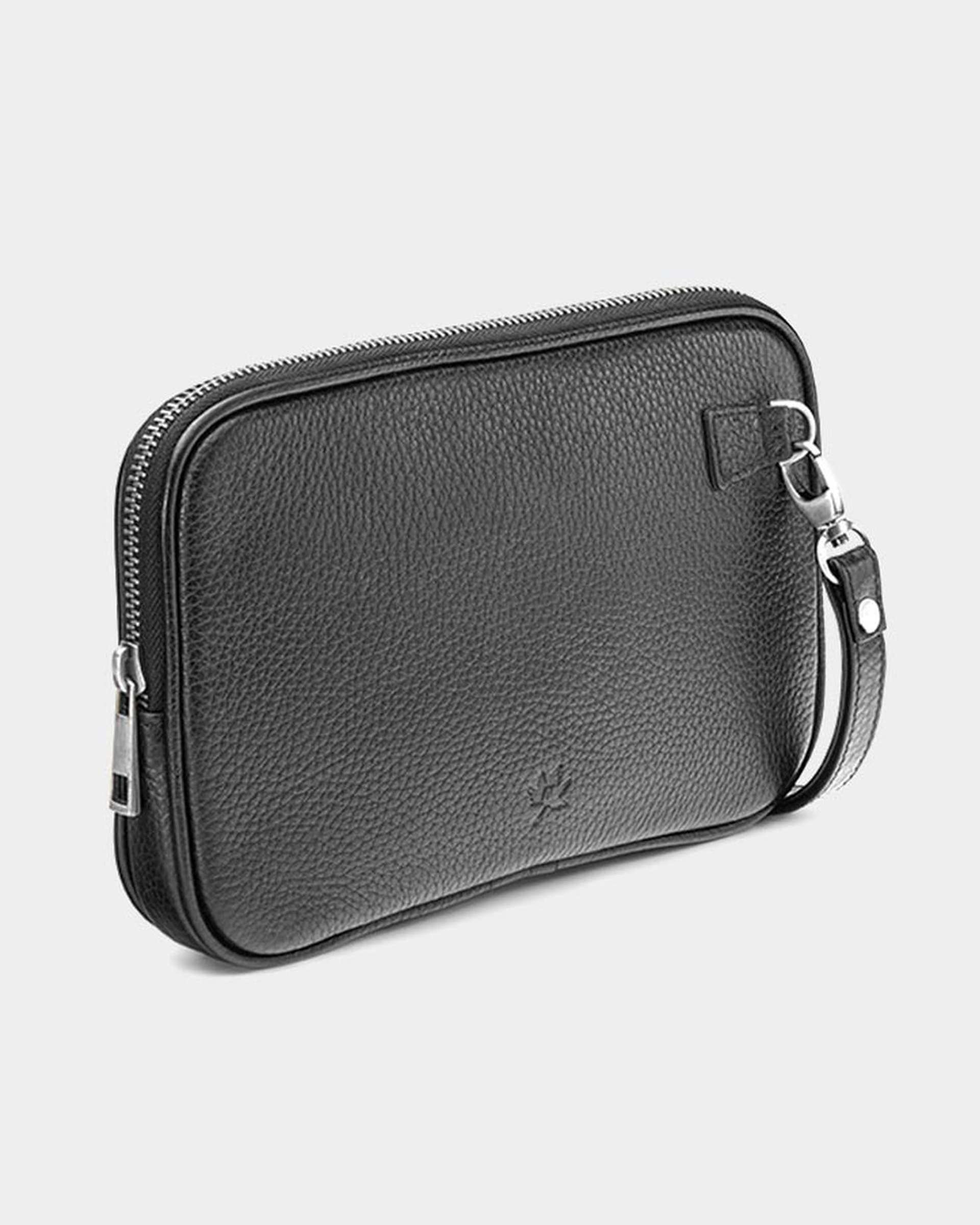 کیف پاسپورتی چرم مشکی نوین چرم Novincharm مدل WB3725 F1004