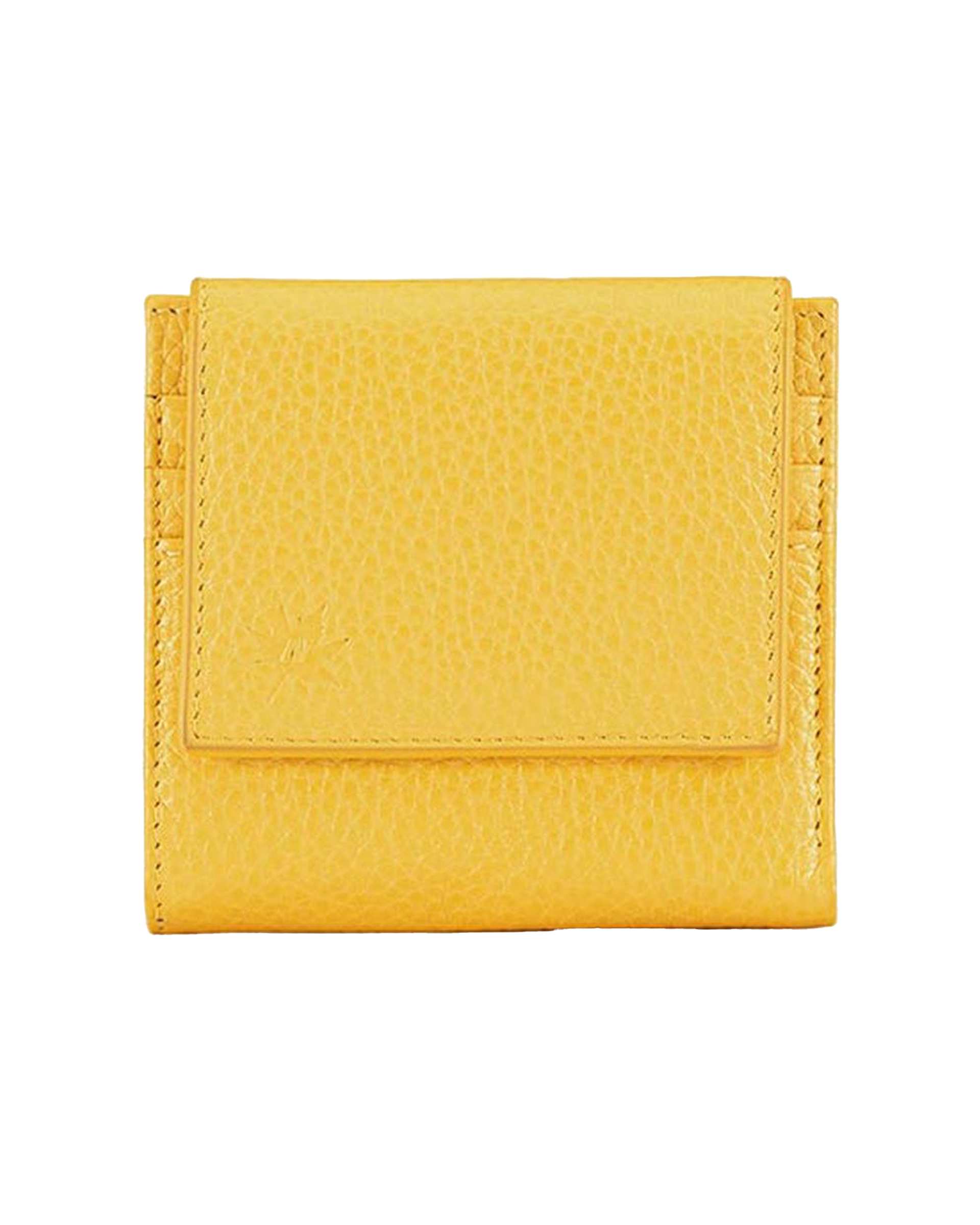 کیف پول چرم زنانه زرد نوین چرم Novincharm مدل رناتا Fm- PW3182