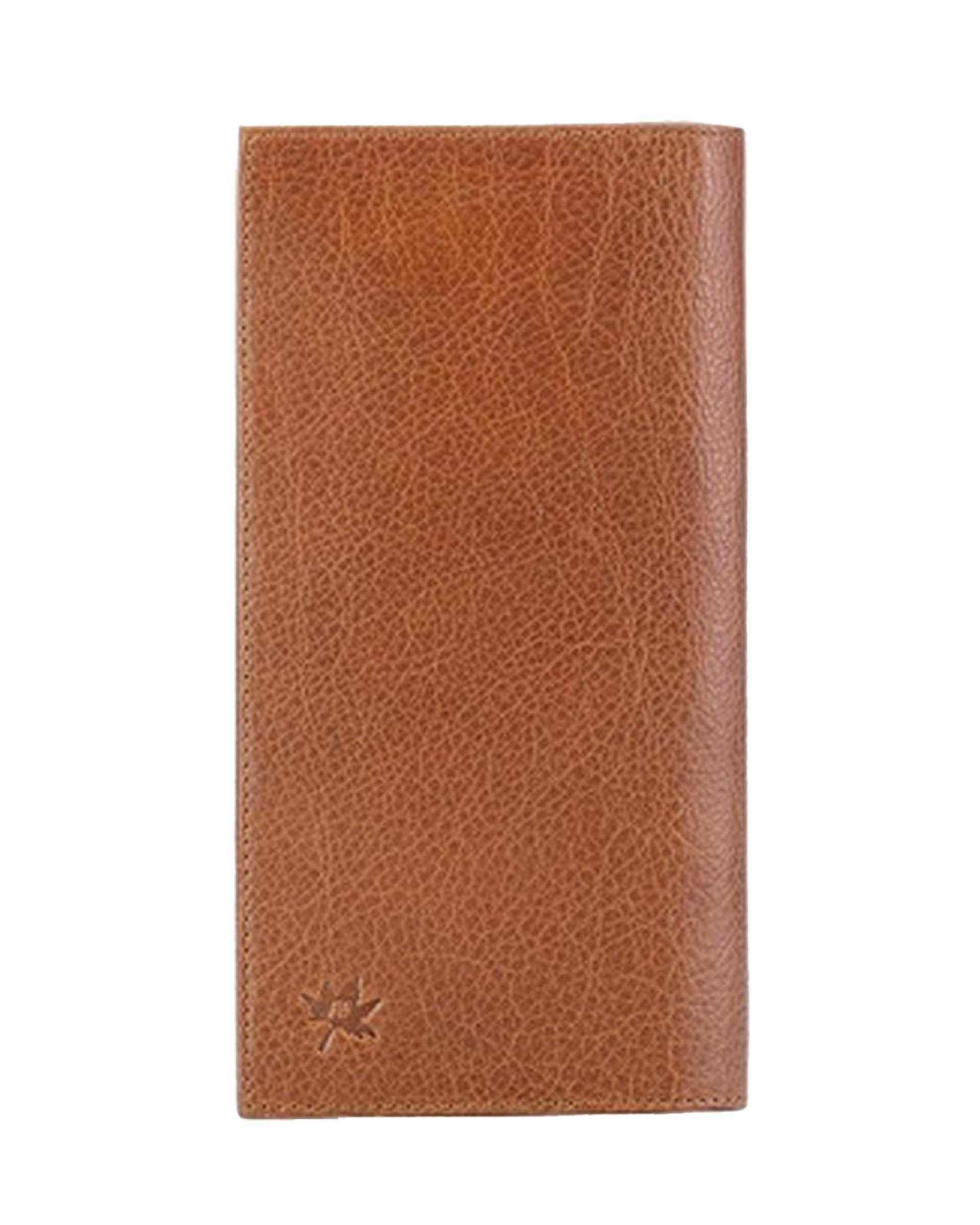 کیف پول کتی چرم عسلی نوین چرم Novincharm مدل واگنر Fm- WT2085 RA