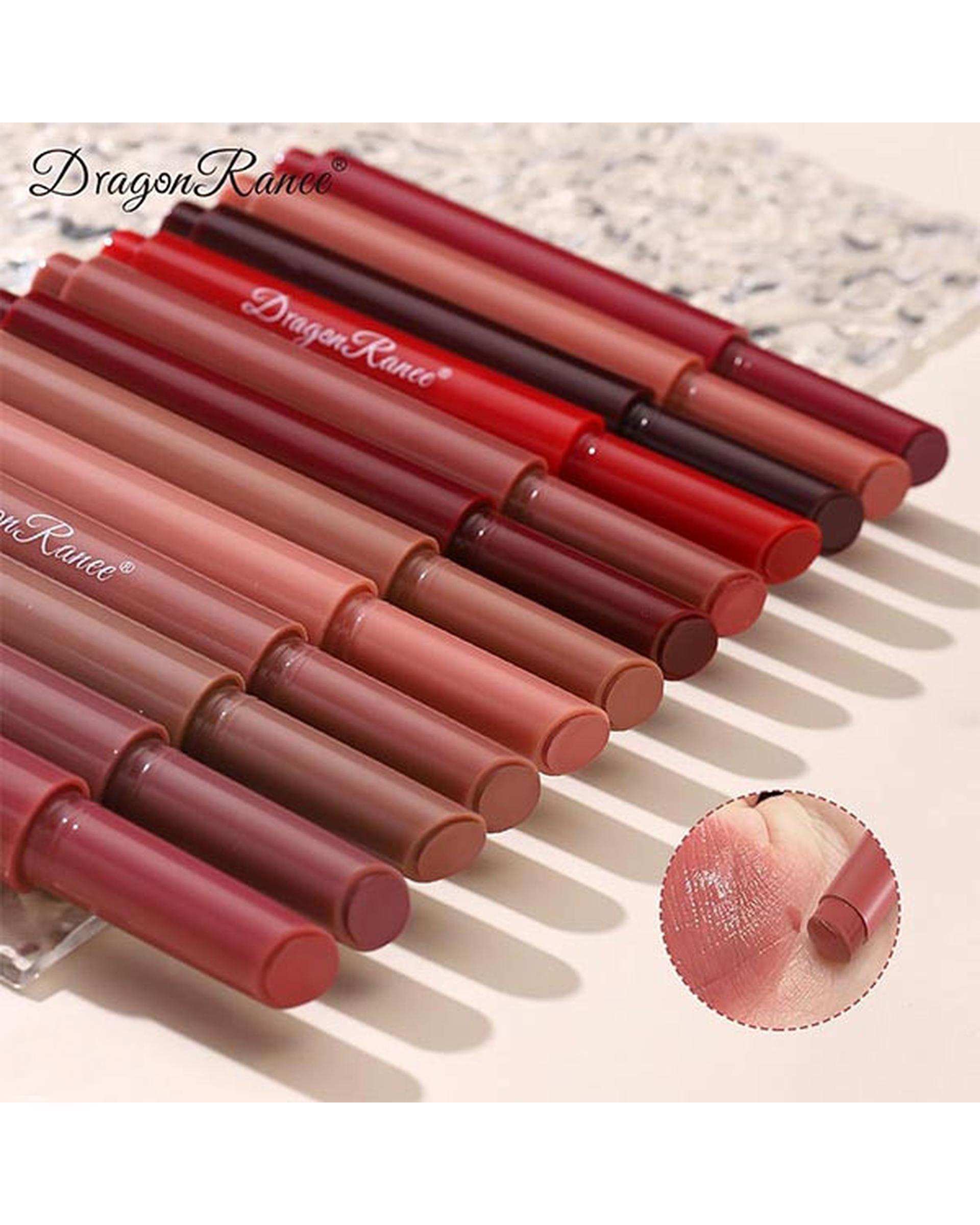 رژ لب مدادی دراگون رانی Dragon Ranee مدل BTH بسته 12 عددی
