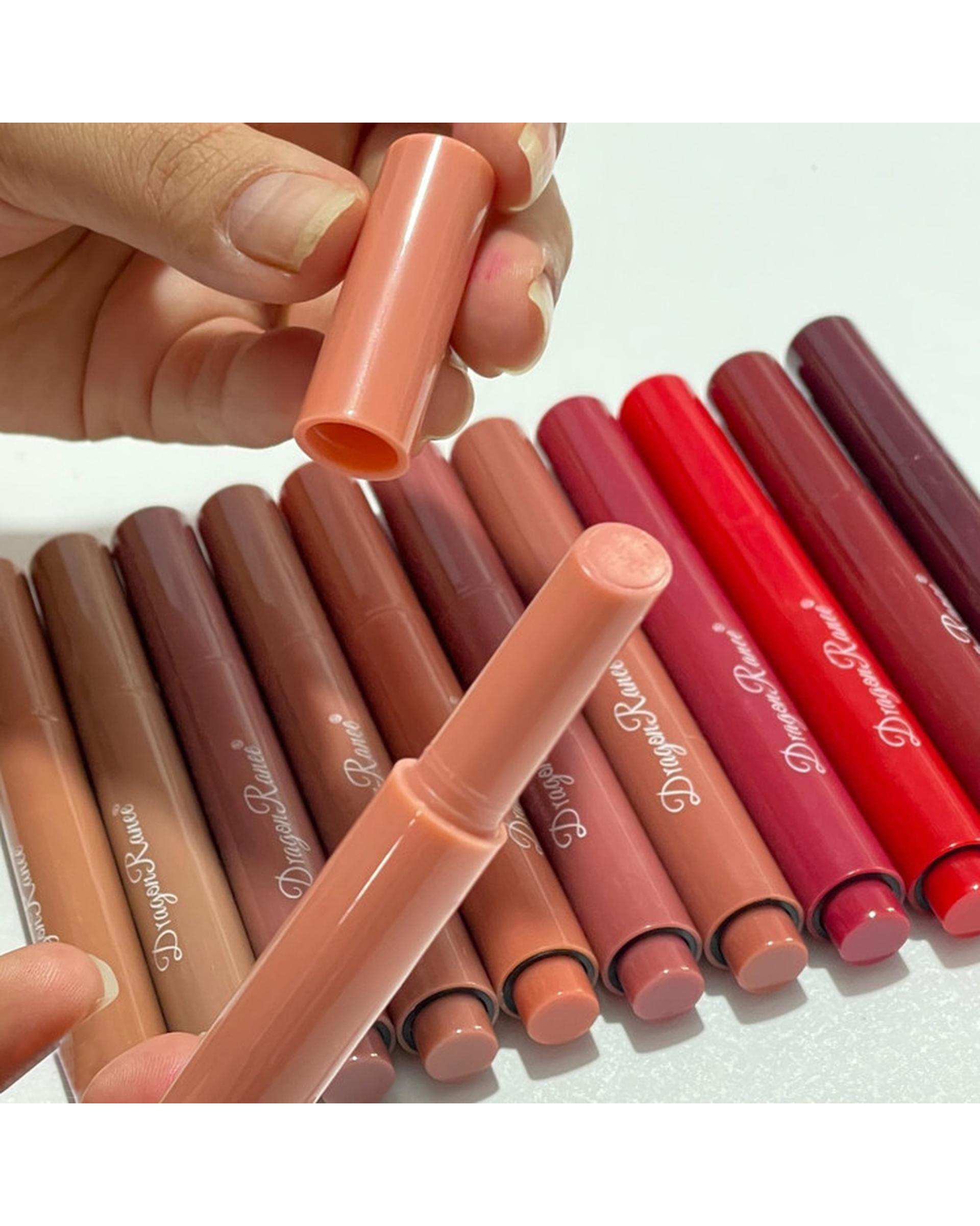 رژ لب مدادی دراگون رانی Dragon Ranee مدل BTH بسته 12 عددی