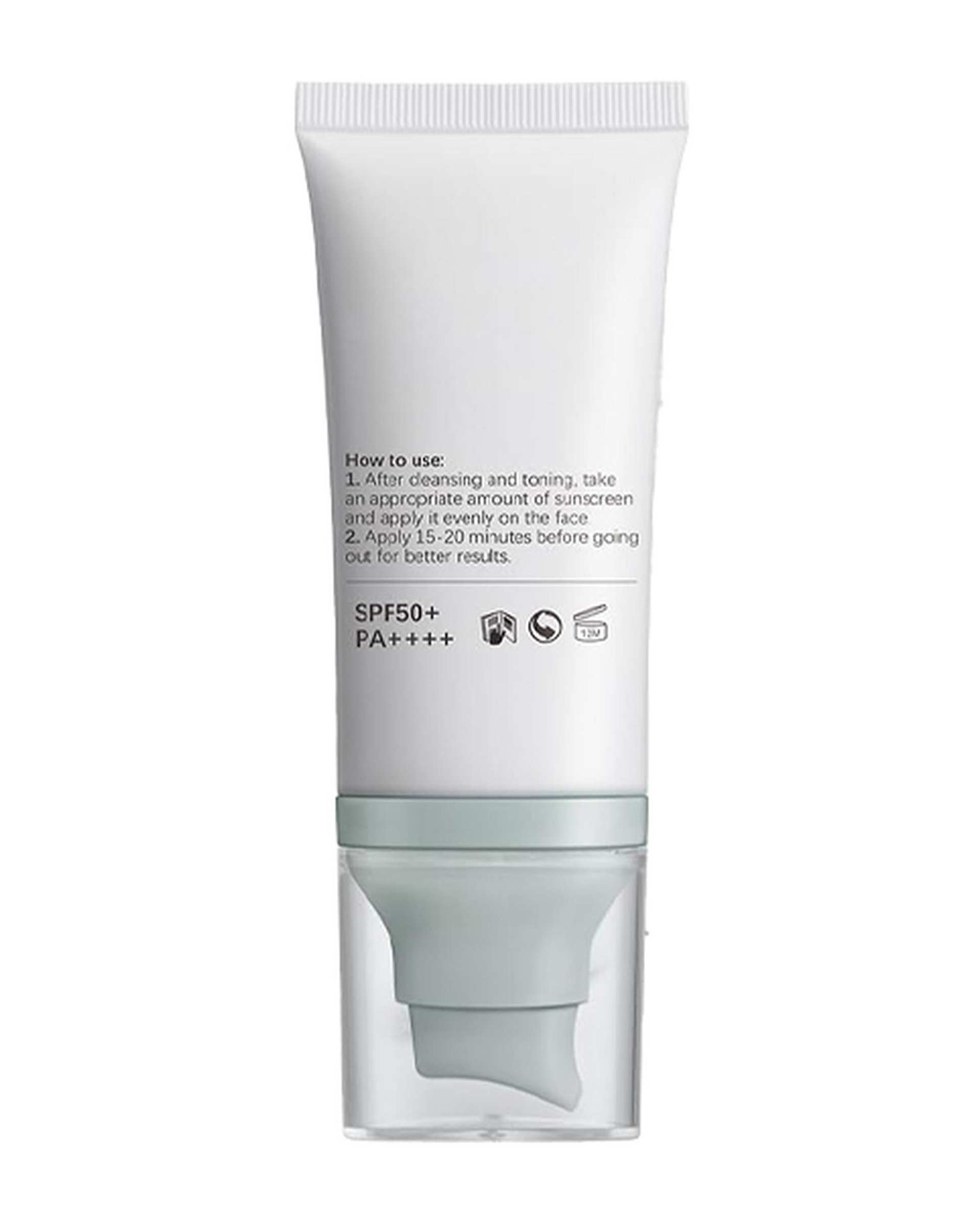 ضد آفتاب بی رنگ +SPF50 اسکین 1004 Skin مدل سنتلا حجم 50ml