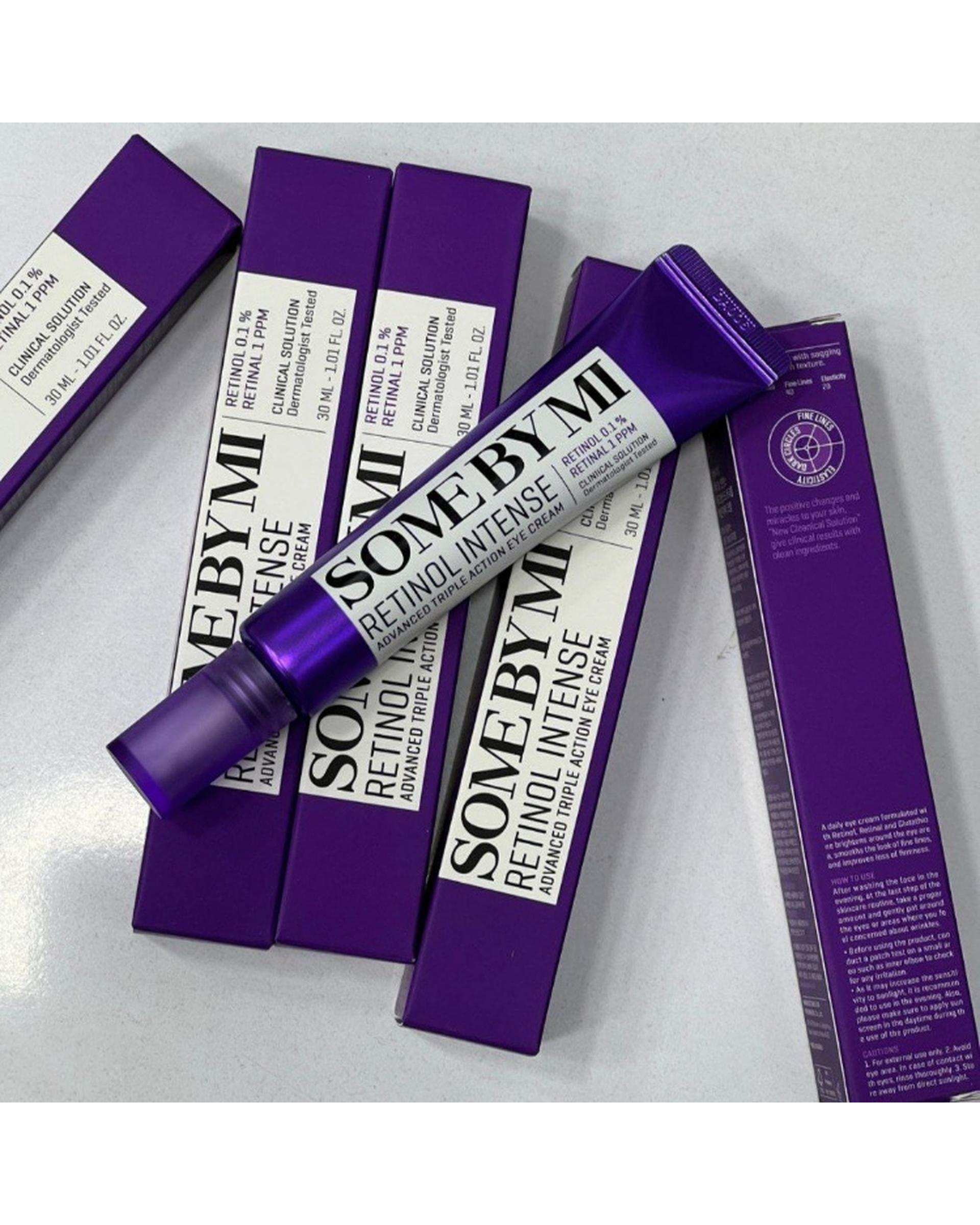 کرم دور چشم سام بای می Some By Mi مدل Retinol Intense حاوی 0.1٪ رتینول حجم 30ml