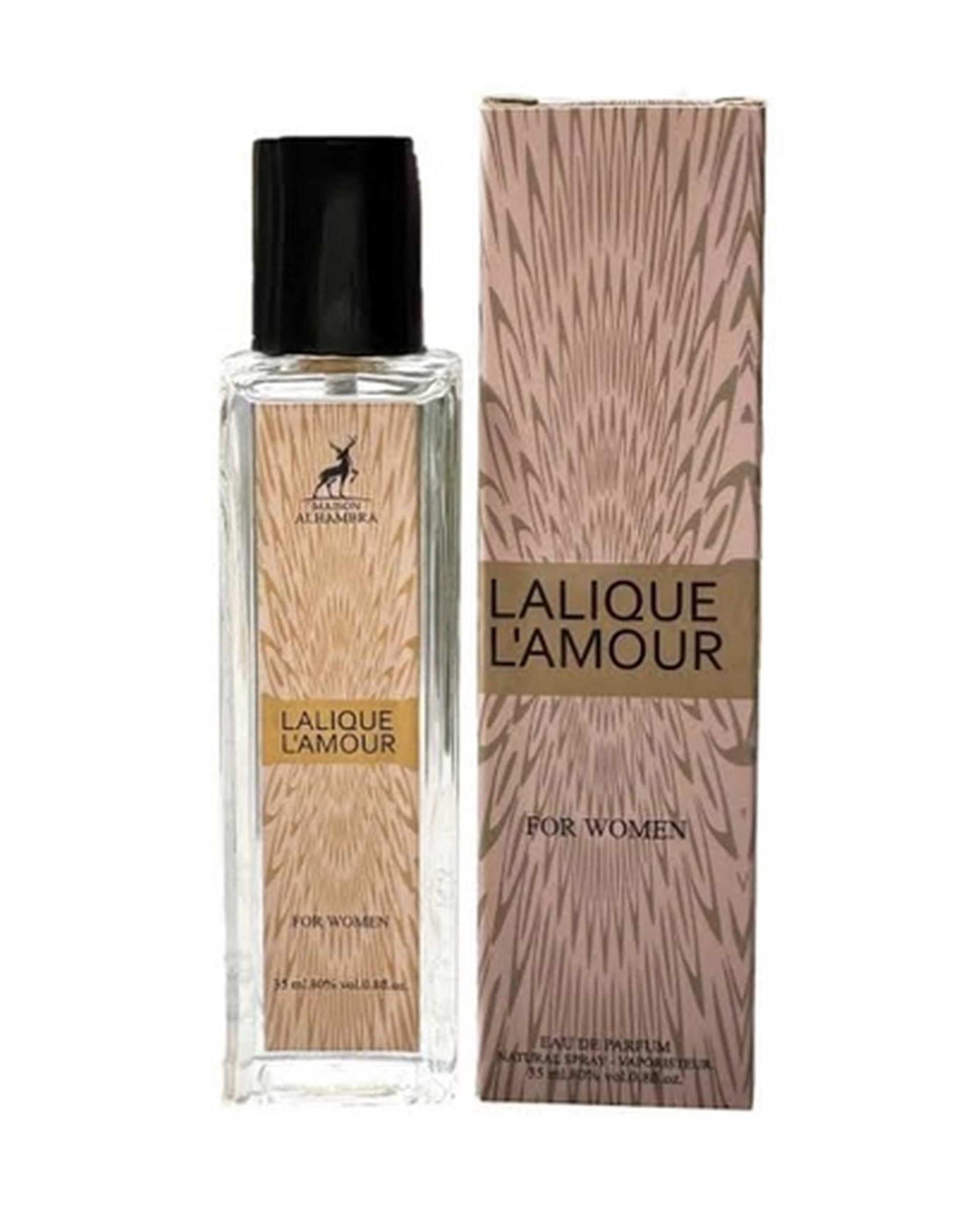 عطر جیبی زنانه الحمبرا Alhambra مدل لالیک لامور حجم 35ml