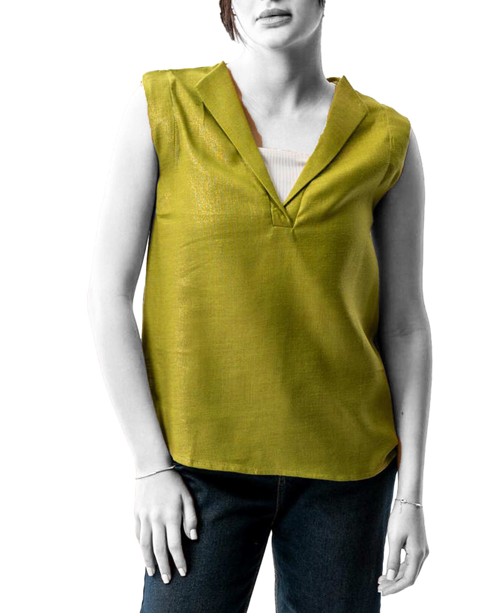 تاپ زنانه سبز آر ان اس RNS کد 11012432