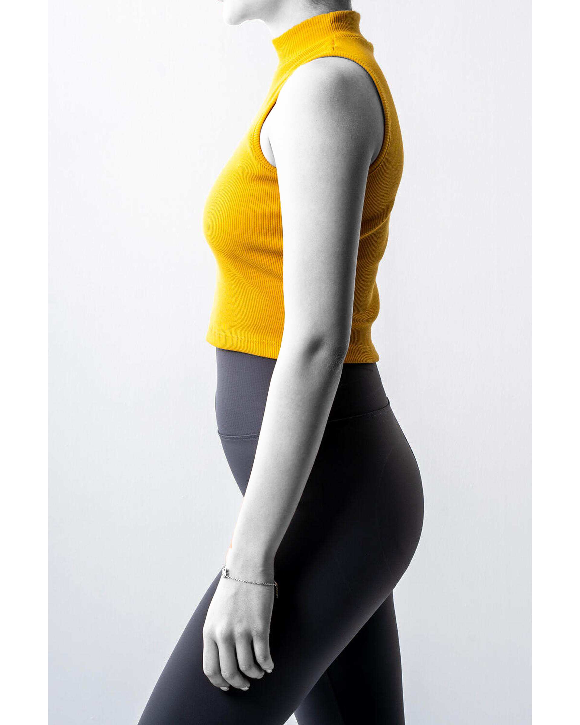 تاپ زنانه کراپ خردلی آر ان اس RNS کد 11012702