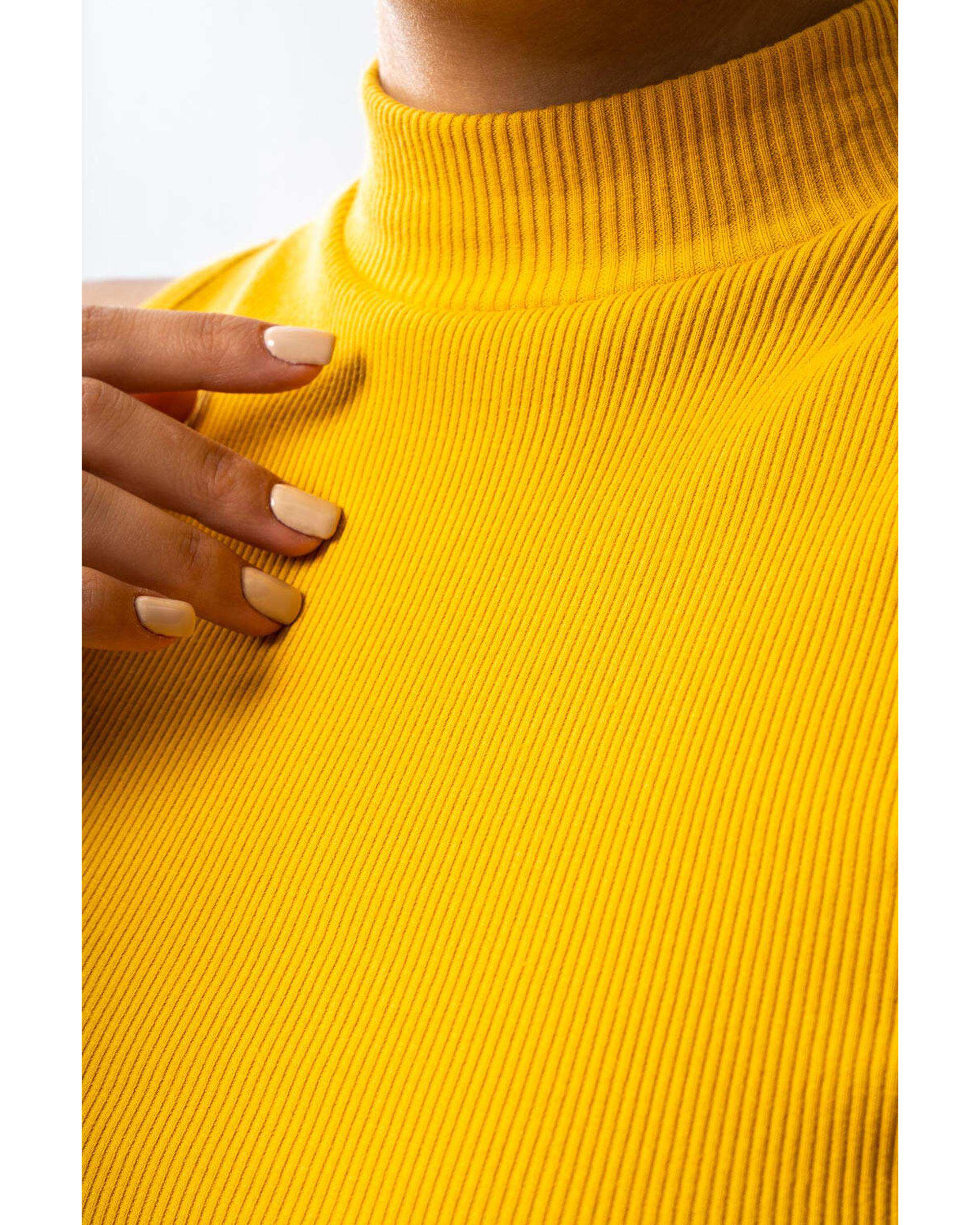 تاپ زنانه کراپ خردلی آر ان اس RNS کد 11012702