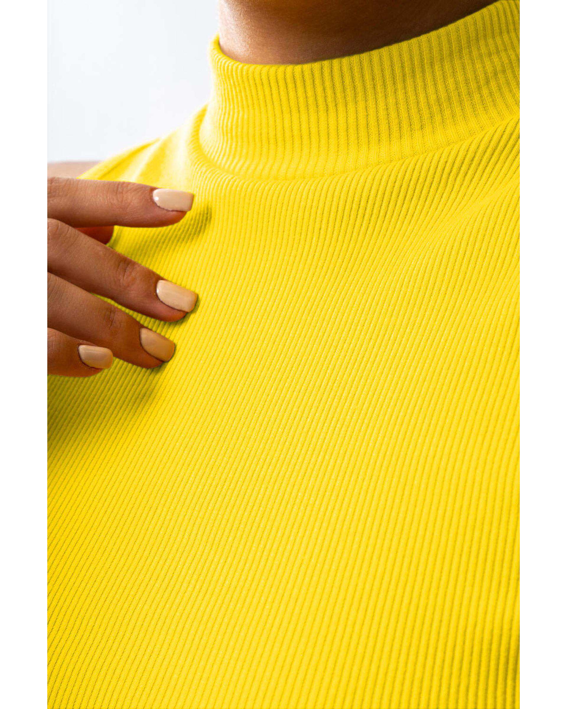 تاپ زنانه کراپ زرد آر ان اس RNS کد 11012702