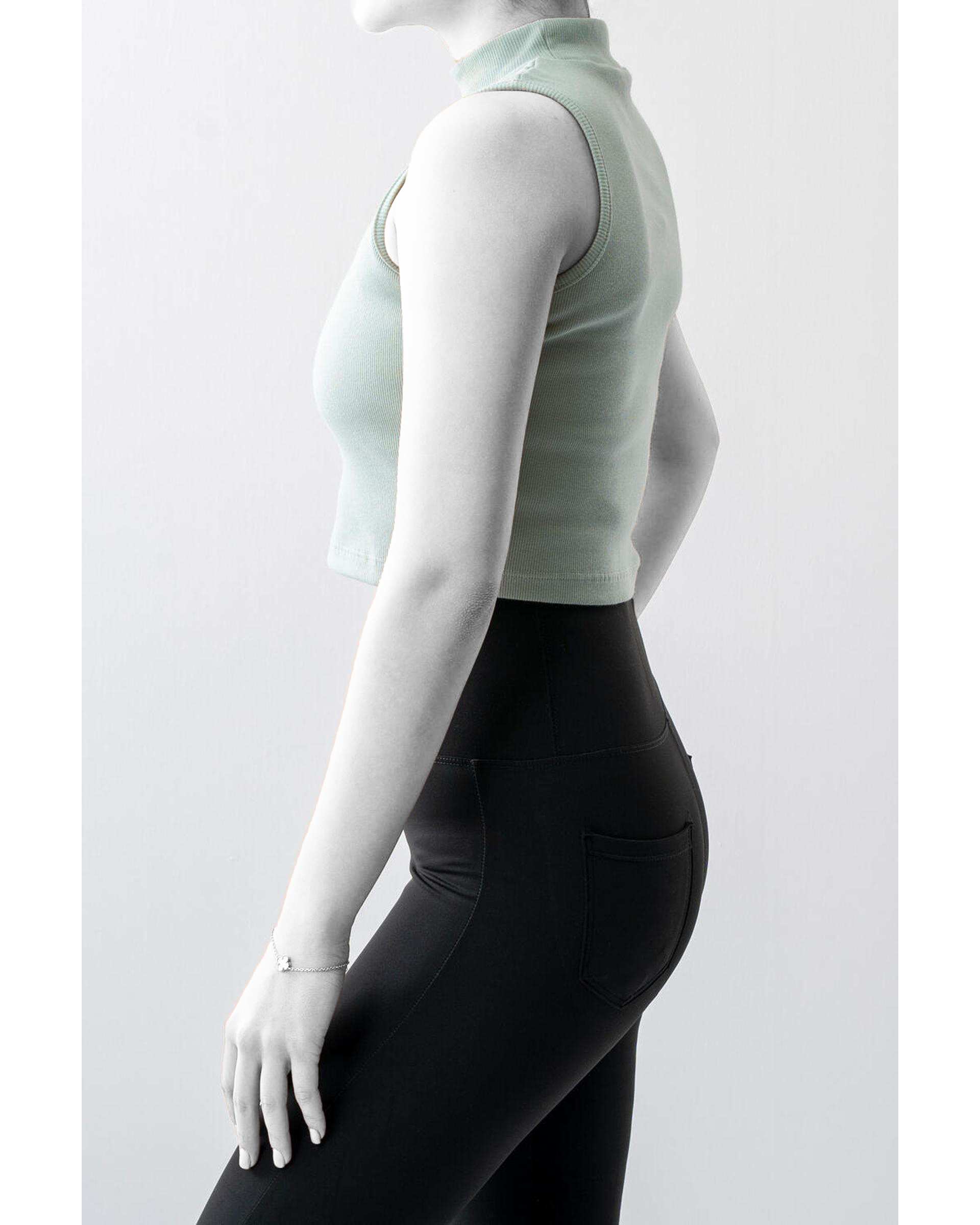 تاپ زنانه کراپ سبز روشن آر ان اس RNS کد 11012702