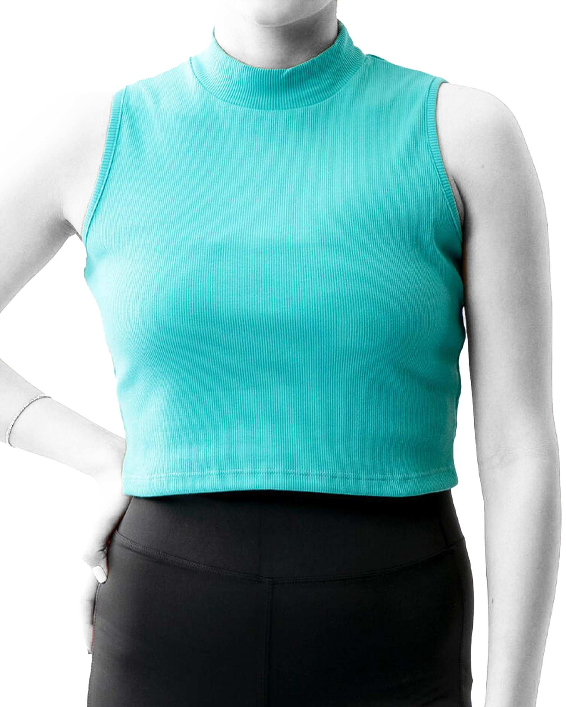 تاپ زنانه سبز آبی آر ان اس RNS کد 11012702