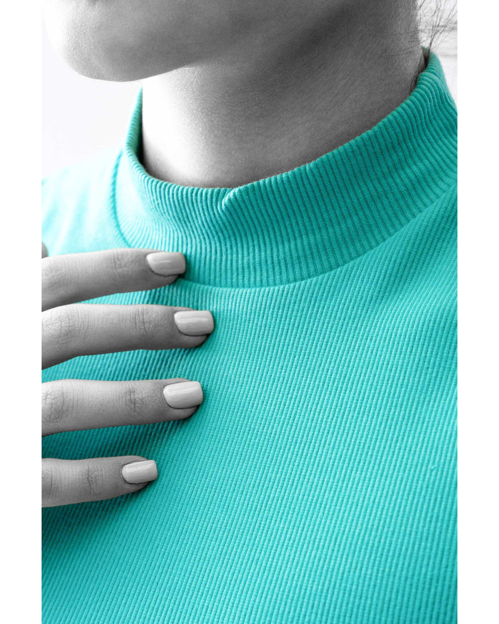 تاپ زنانه سبز آبی آر ان اس RNS کد 11012702