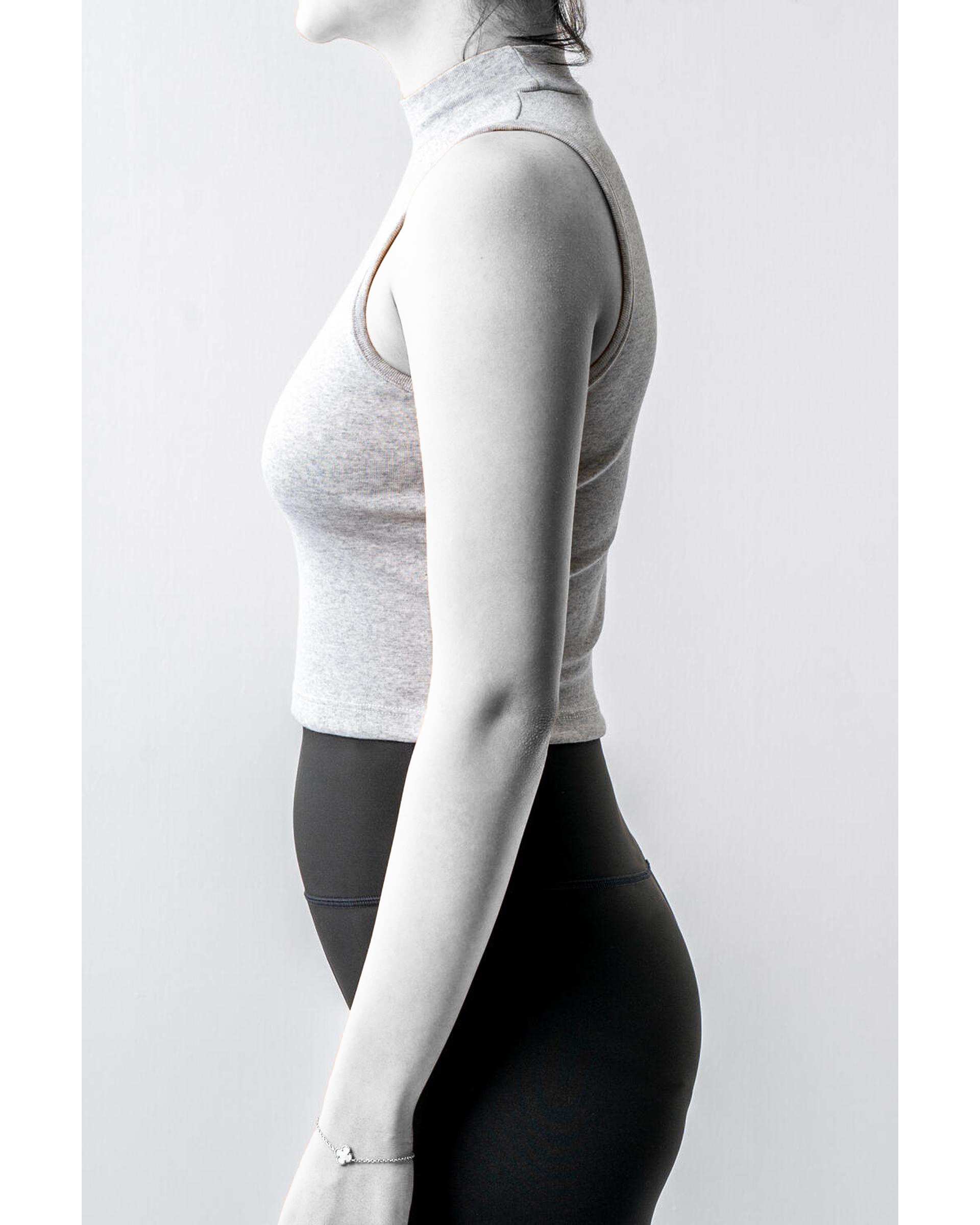 تاپ زنانه کراپ طوسی آر ان اس RNS کد 11012702