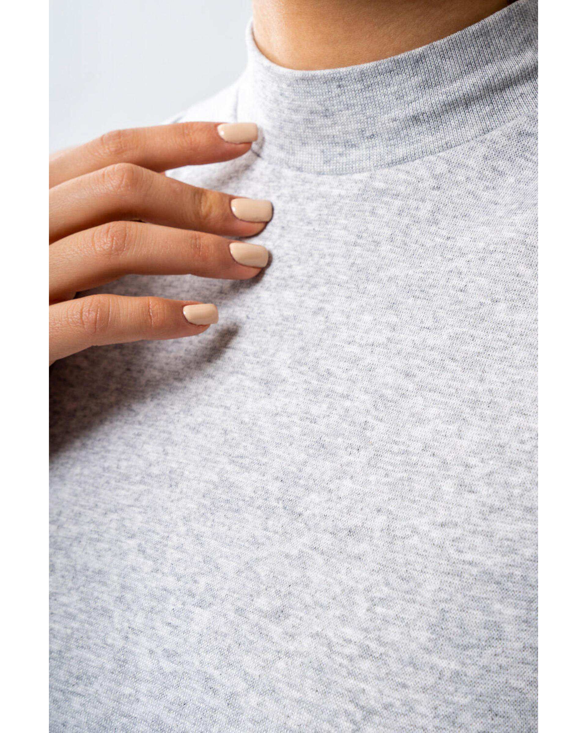 تاپ زنانه کراپ طوسی آر ان اس RNS کد 11012702