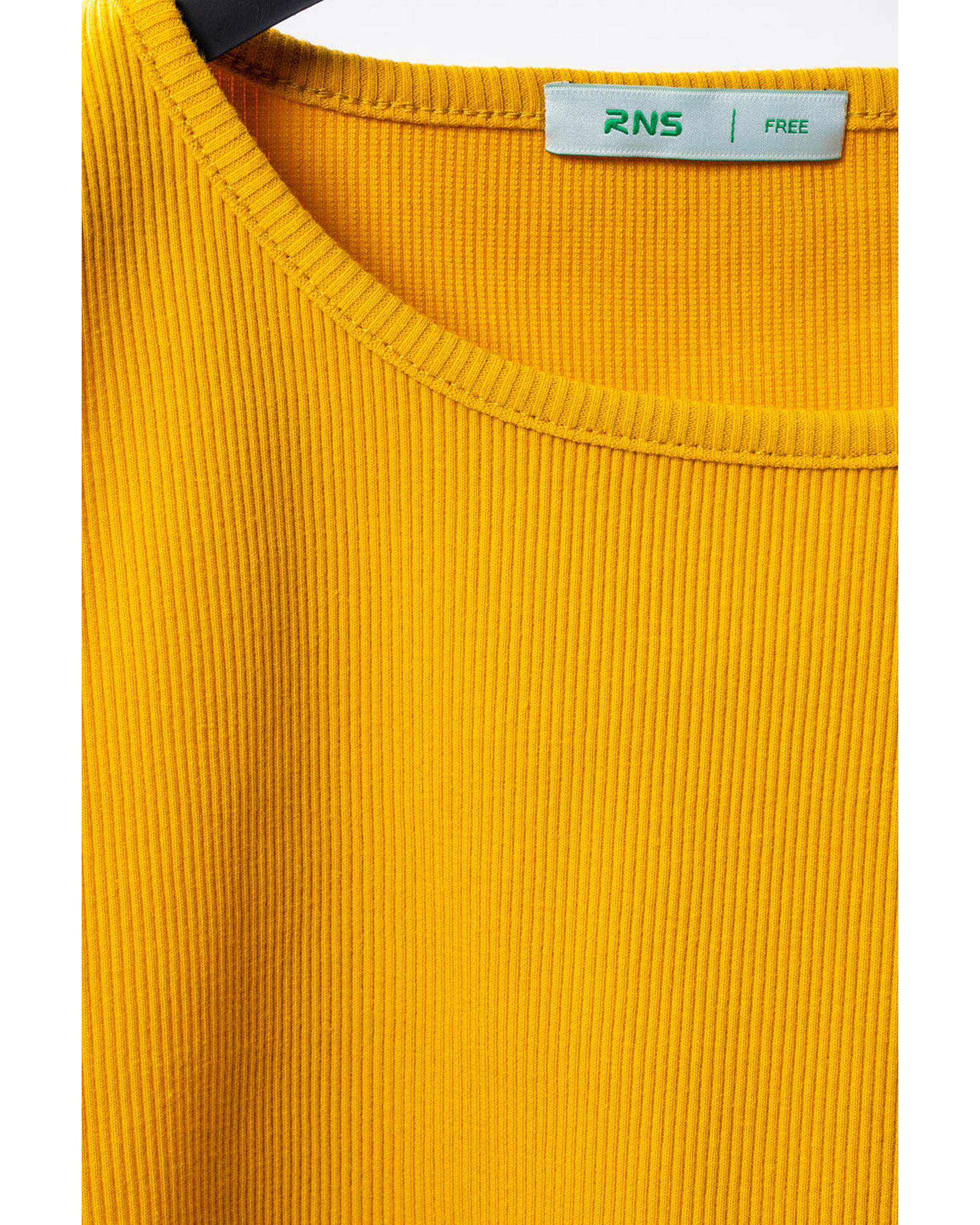 تاپ زنانه کراپ خردلی آر ان اس RNS کد 11012703