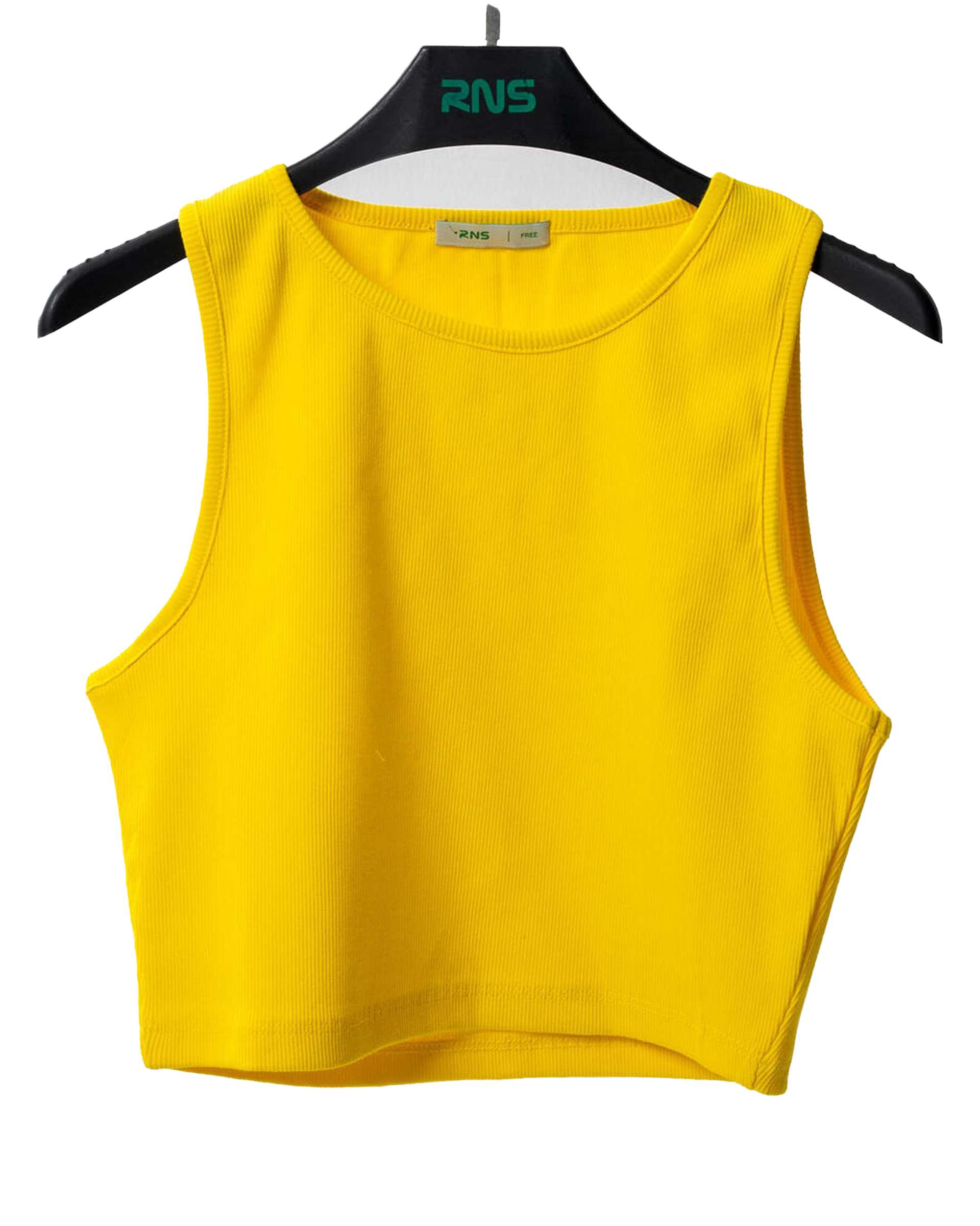 تاپ زنانه کراپ زرد آر ان اس RNS کد 11012703
