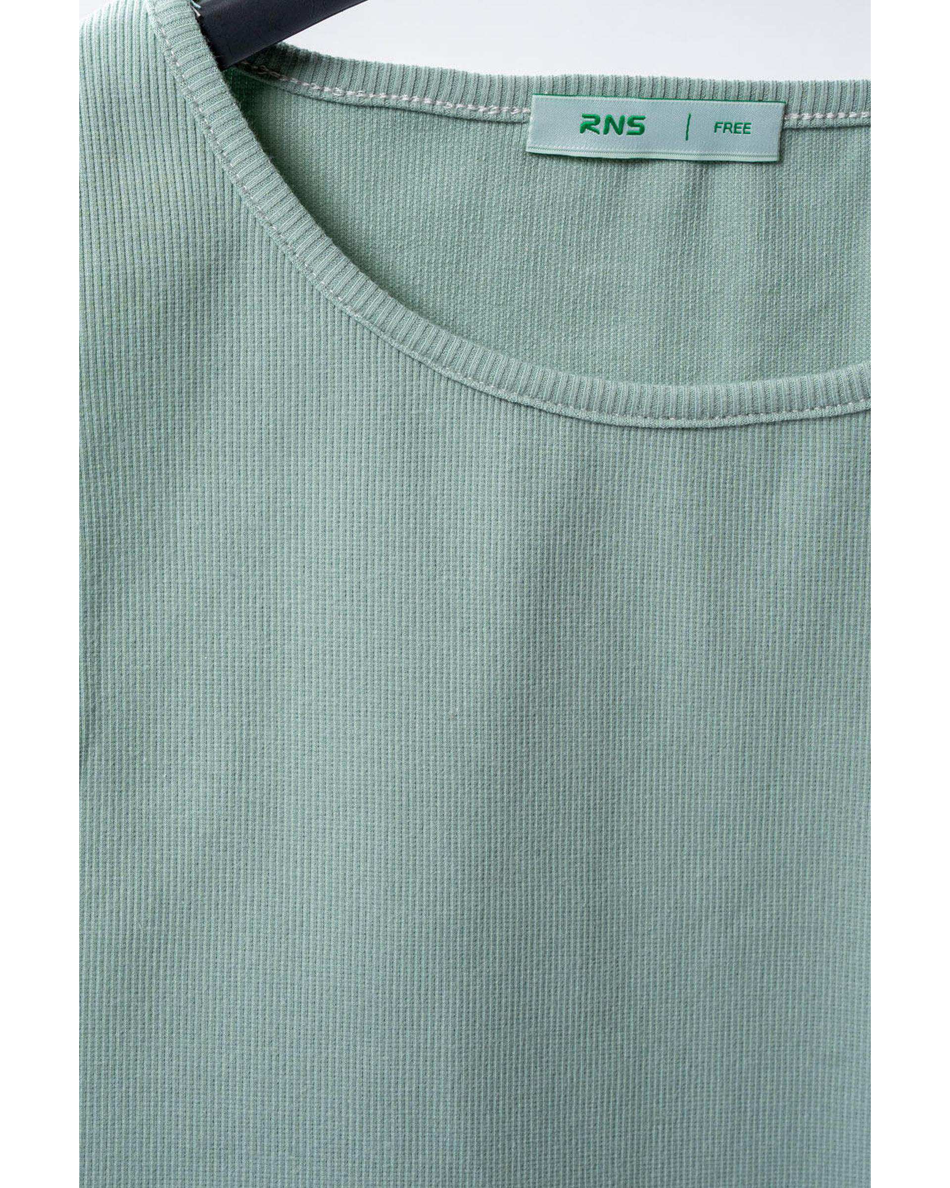 تاپ زنانه کراپ سبز روشن آر ان اس RNS کد 11012703