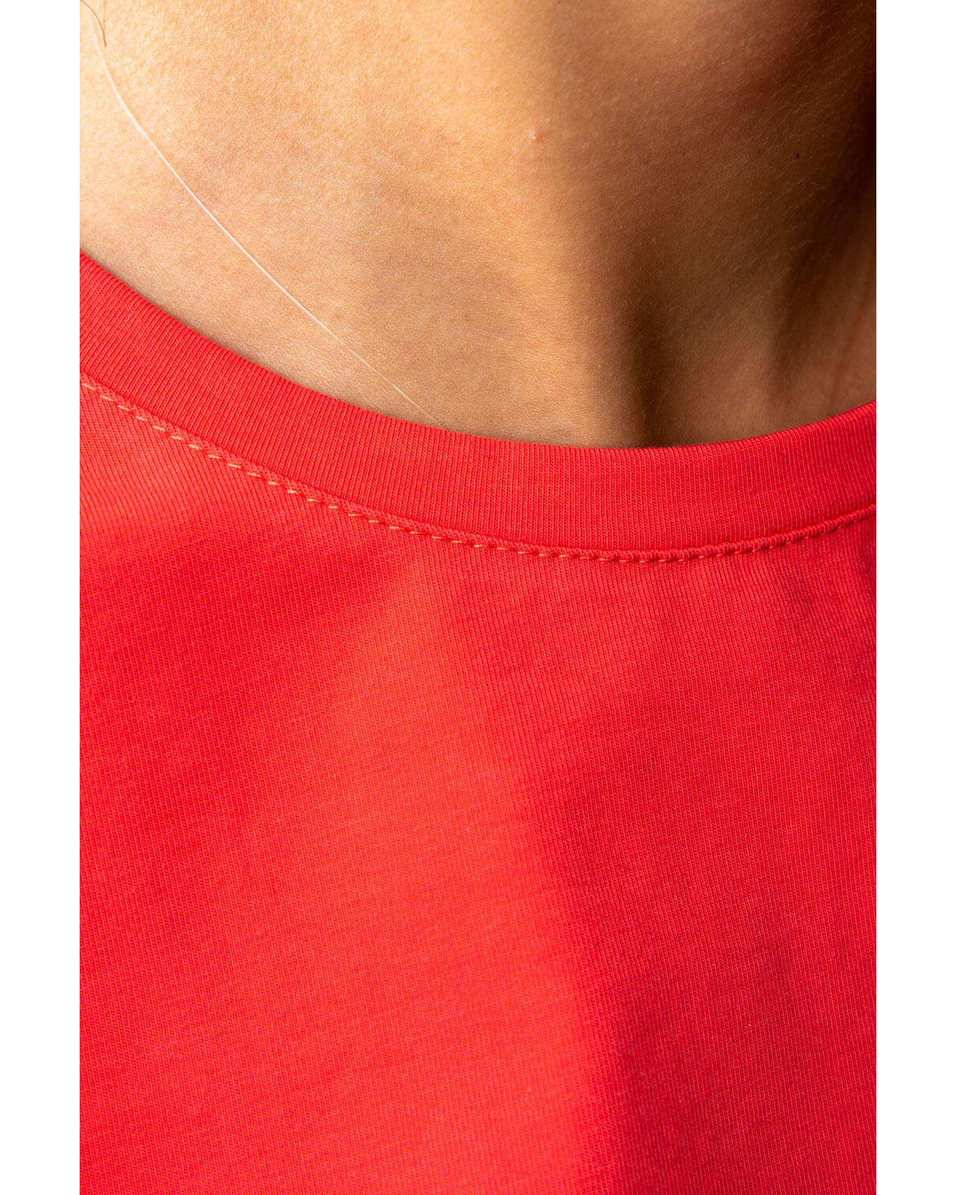 تیشرت زنانه کراپ صورتی آدامسی آر ان اس RNS کد 11022689