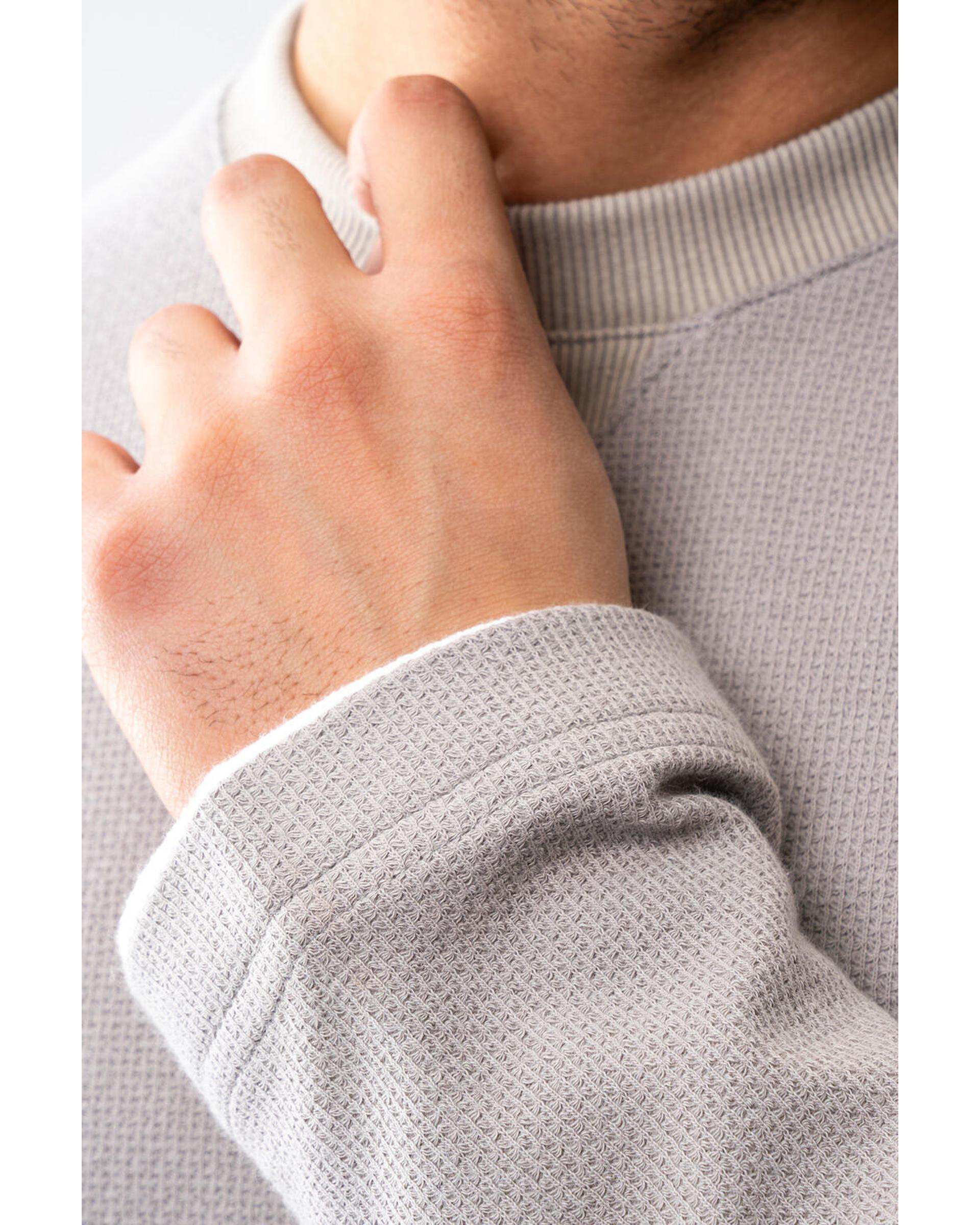 تیشرت آستین بلند مردانه طوسی آر ان اس RNS کد 12032536