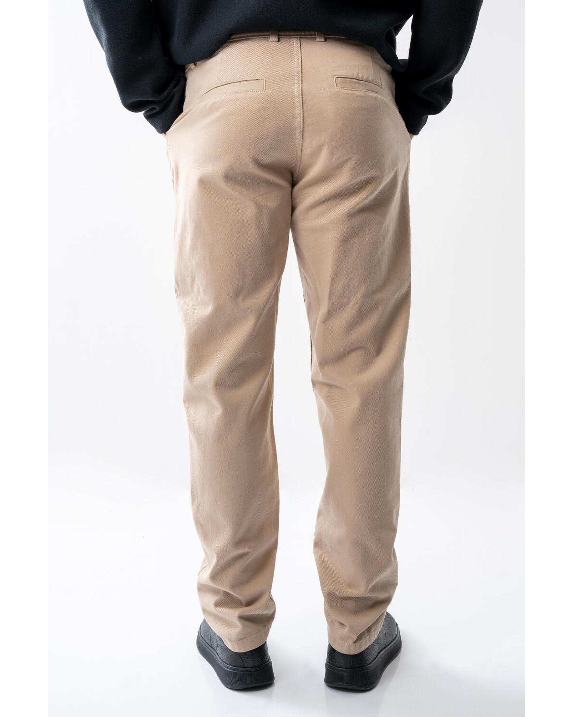 شلوار کتان مردانه کرم آر ان اس RNS کد 12042667