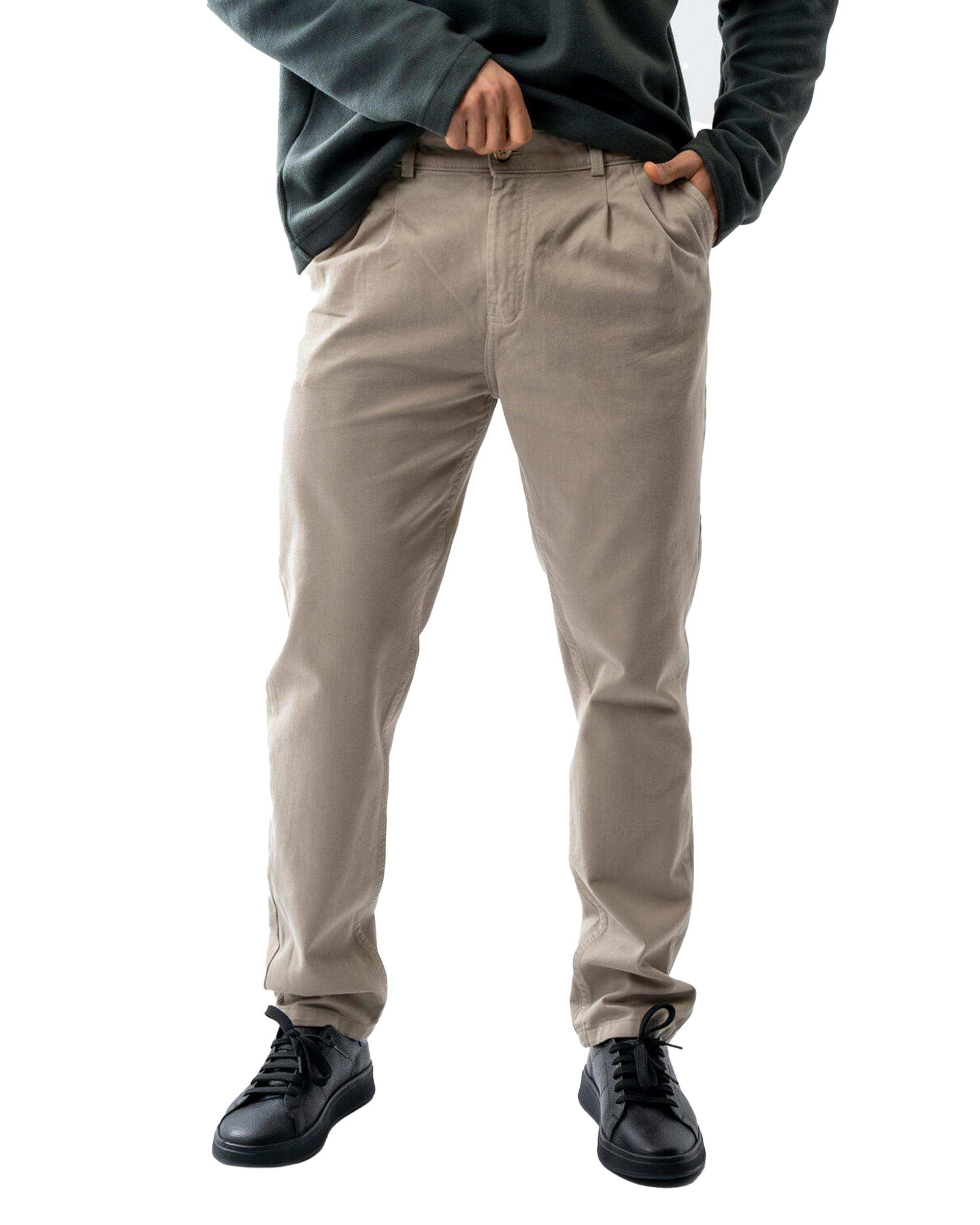 شلوار کتان مردانه سبز سدری آر ان اس RNS کد 12042667