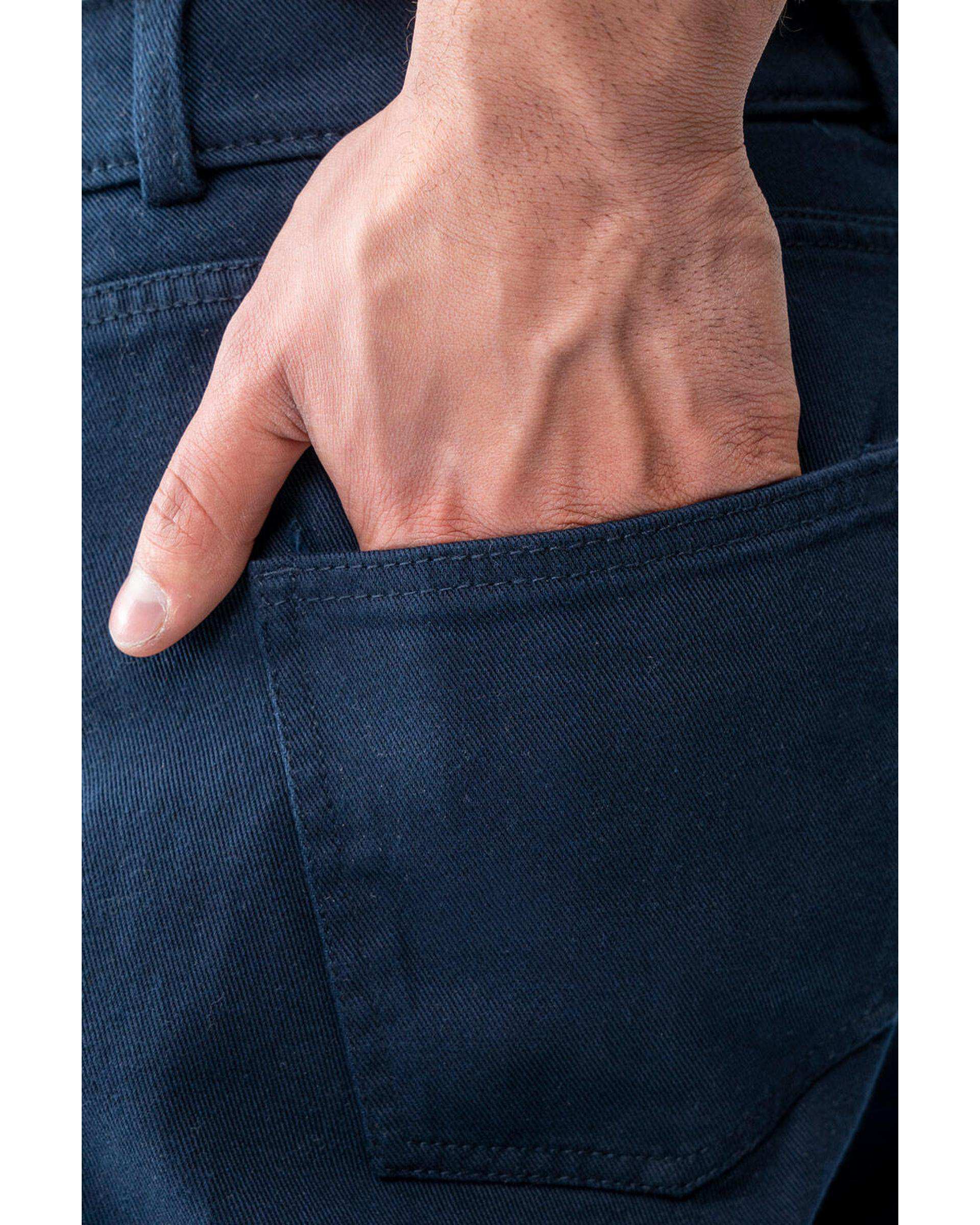 شلوار کتان مردانه سرمه ای آر ان اس RNS کد 12042668