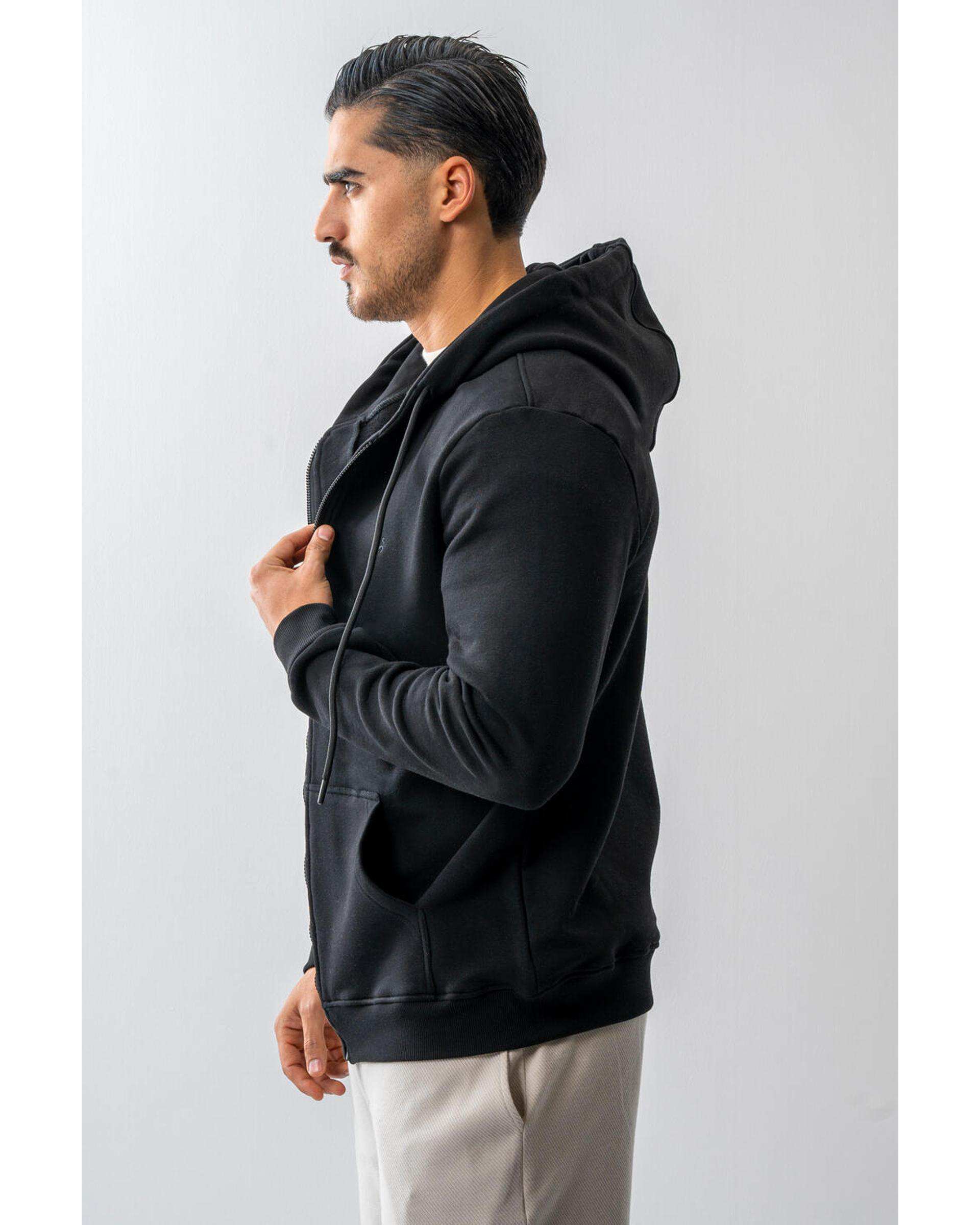 سویشرت مردانه مشکی آر ان اس RNS کد 12072647