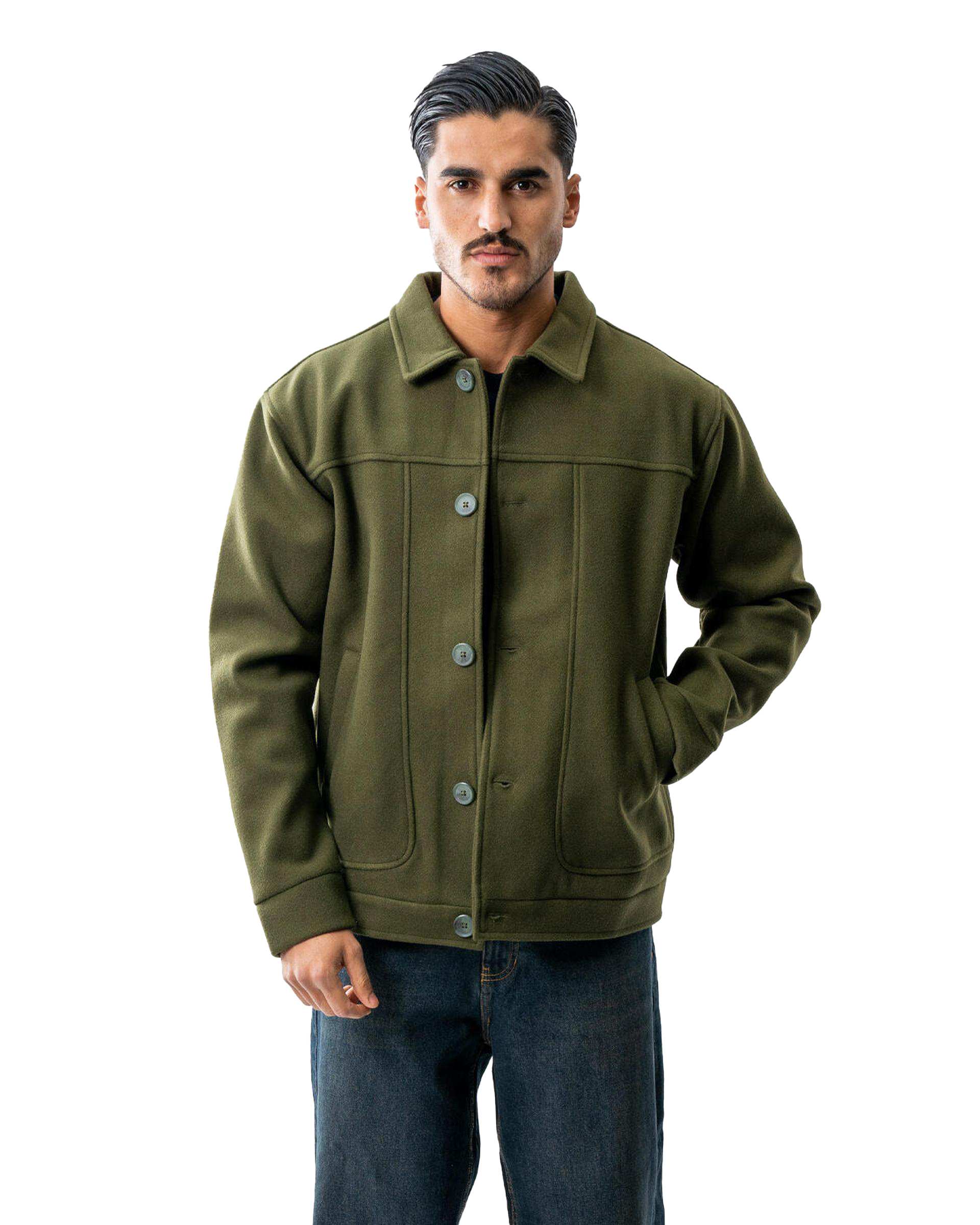 کت مردانه سبز آر ان اس RNS کد 12122587