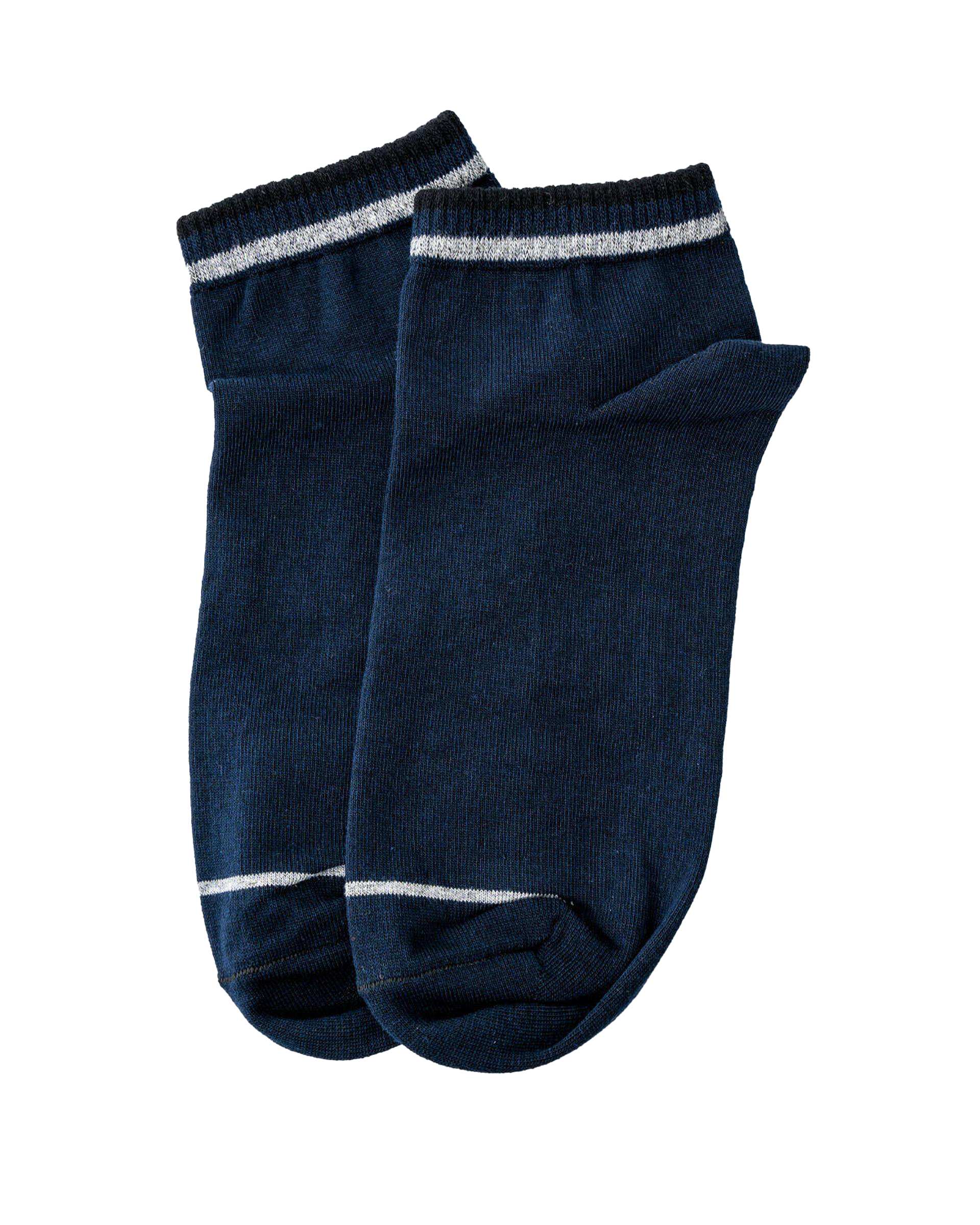 جوراب مردانه ساق کوتاه سرمه ای آر ان اس RNS کد 12132696