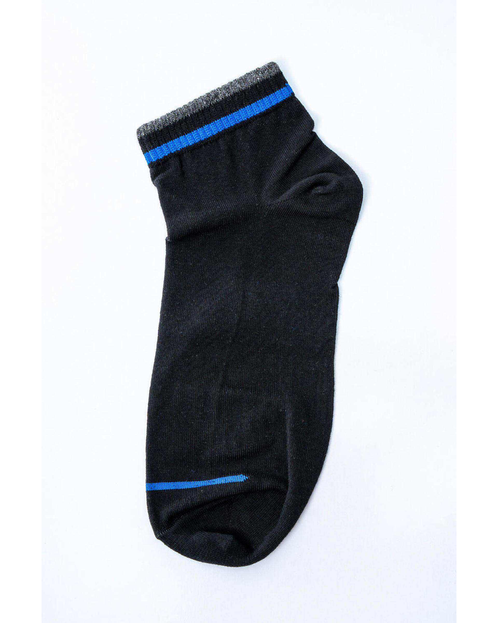 جوراب مردانه ساق کوتاه مشکی آر ان اس RNS کد 12132696